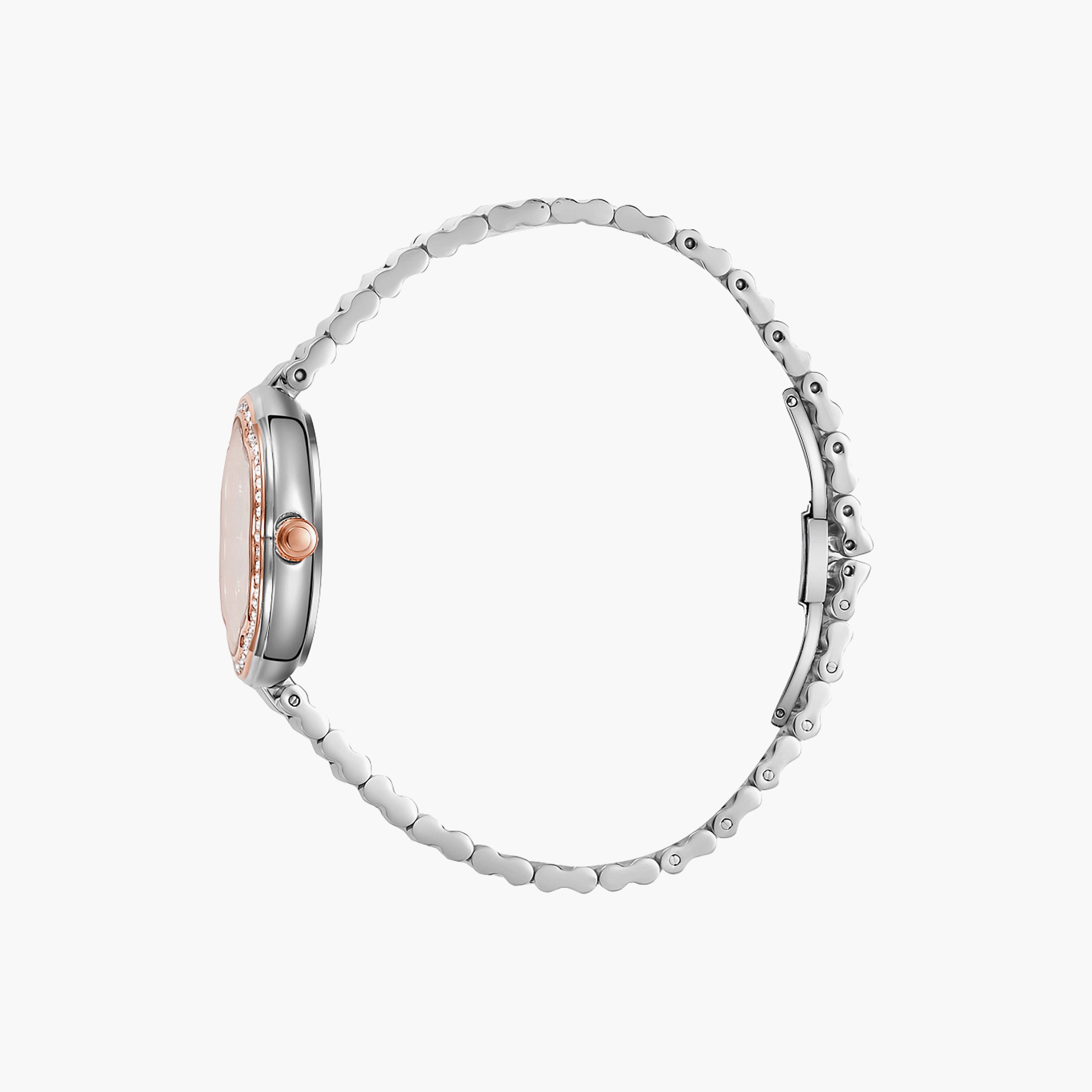 OMAX Women's Analog Asymmetric 32 MM Metal Clasp Watch | SQ-CS016COSS4-women-watchesandjewellery-watches-image-2