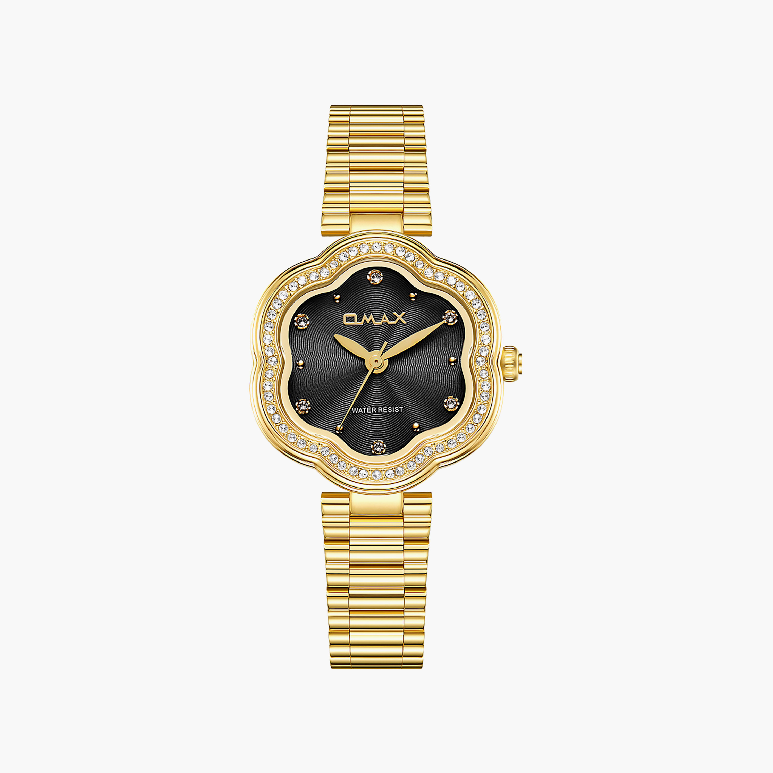 ساعة أوماكس النسائية التناظرية غير المتماثلة مقاس 32 مم بمشبك معدني | SQ-CS016G21S3-women-watchesandjewellery-watches-image-1