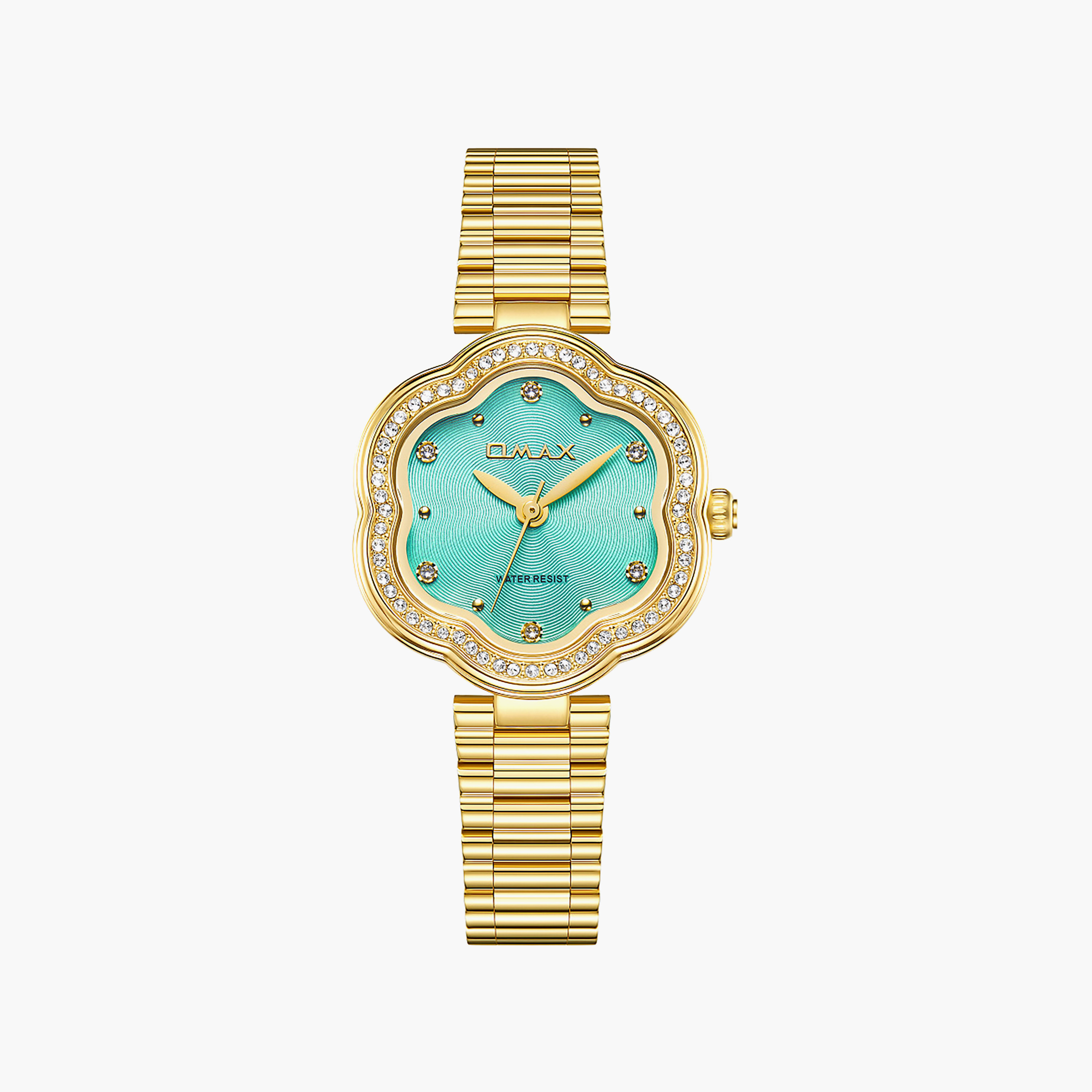 OMAX Women's Analog Asymmetric 32 MM Metal Clasp Watch | SQ-CS016GT1S3-women-watchesandjewellery-watches-image-1