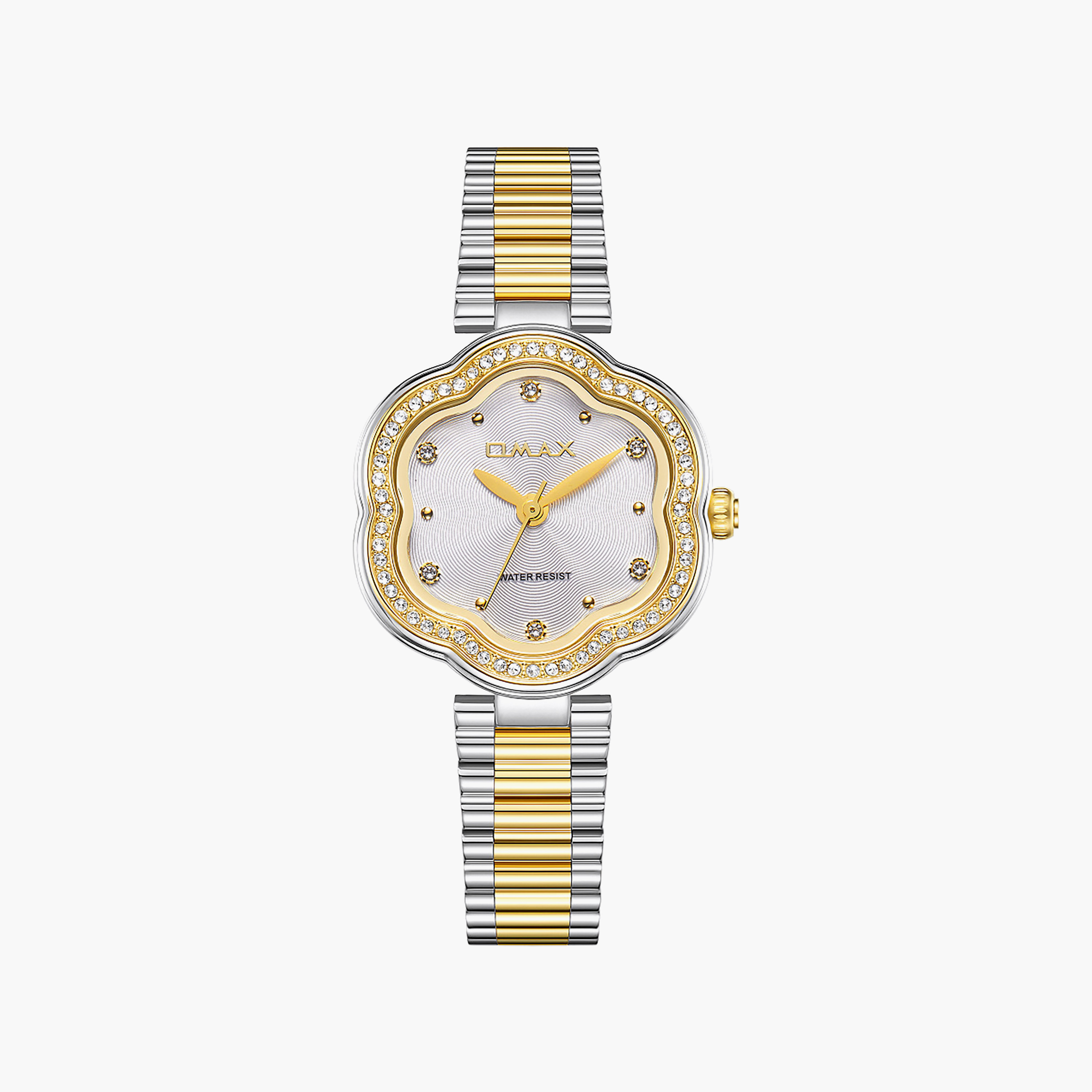 OMAX Women's Analog Asymmetric 32 MM Metal Clasp Watch | SQ-CS016T3IS3-women-watchesandjewellery-watches-image-1