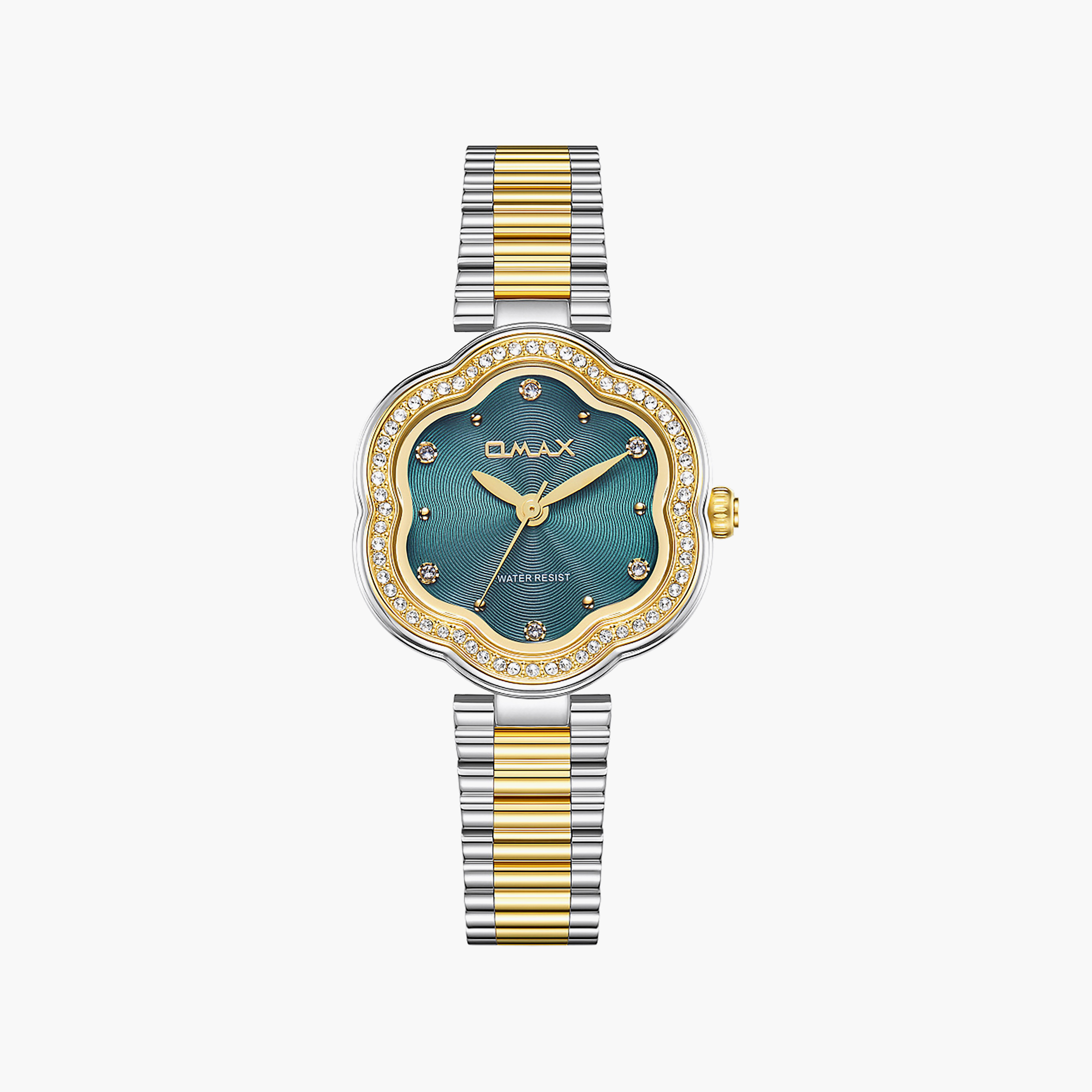 OMAX Women's Analog Asymmetric 32 MM Metal Clasp Watch | SQ-CS016T6IS3-women-watchesandjewellery-watches-image-1