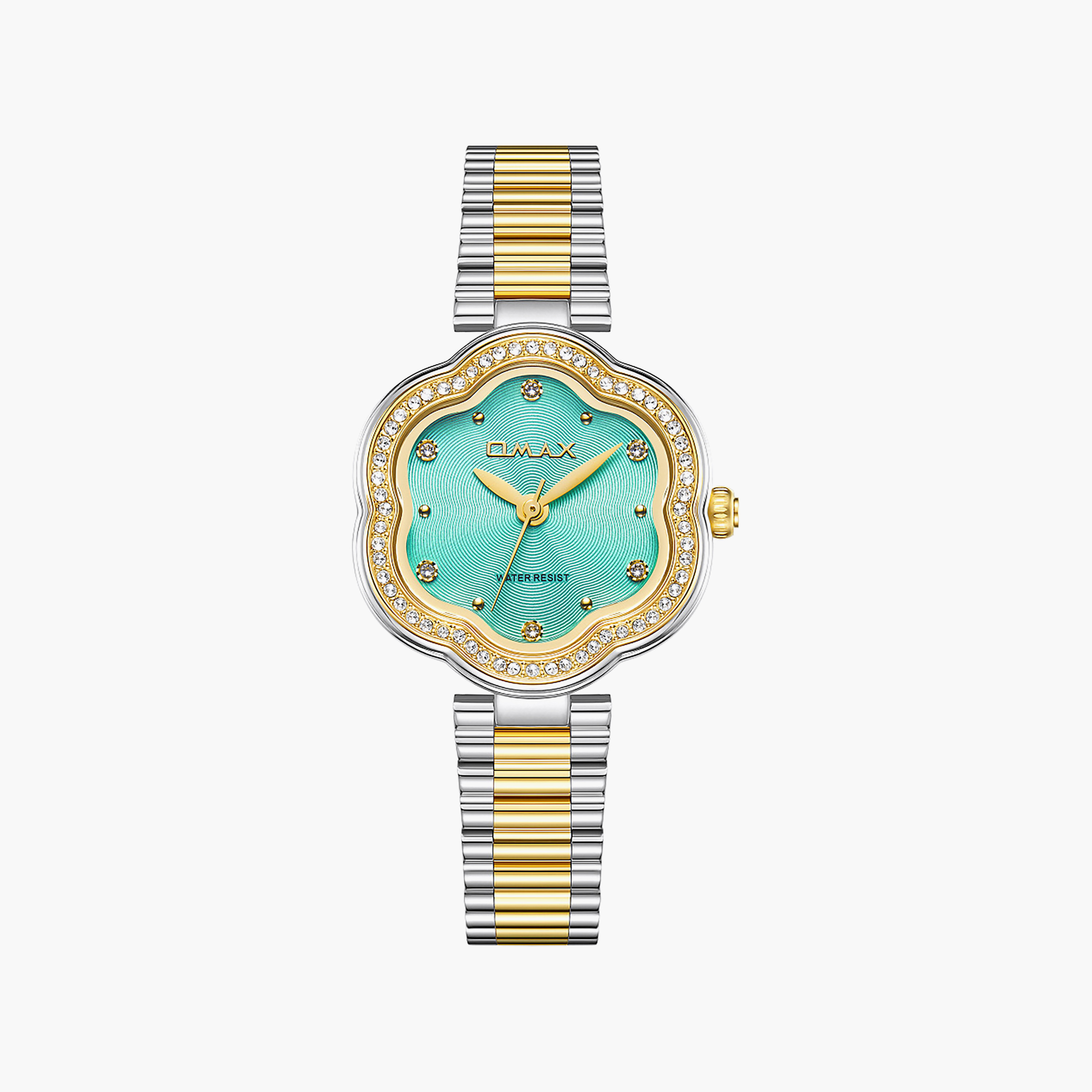 OMAX Women's Analog Asymmetric 32 MM Metal Clasp Watch | SQ-CS016TTIS3-women-watchesandjewellery-watches-image-1