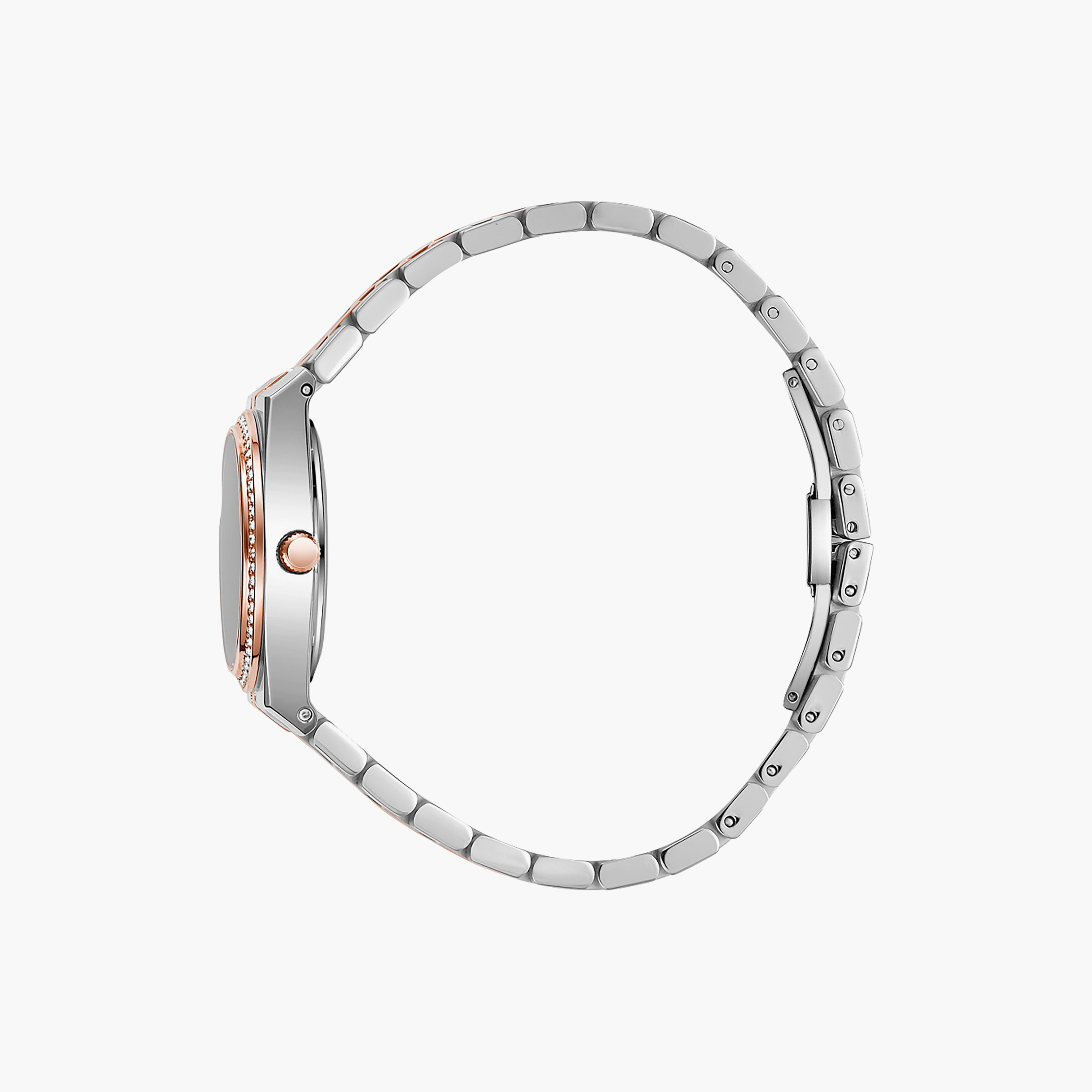 OMAX Women's Analog Round 30 MM Metal Clasp Watch | SQ-BD004C6SI4-women-watchesandjewellery-watches-image-2