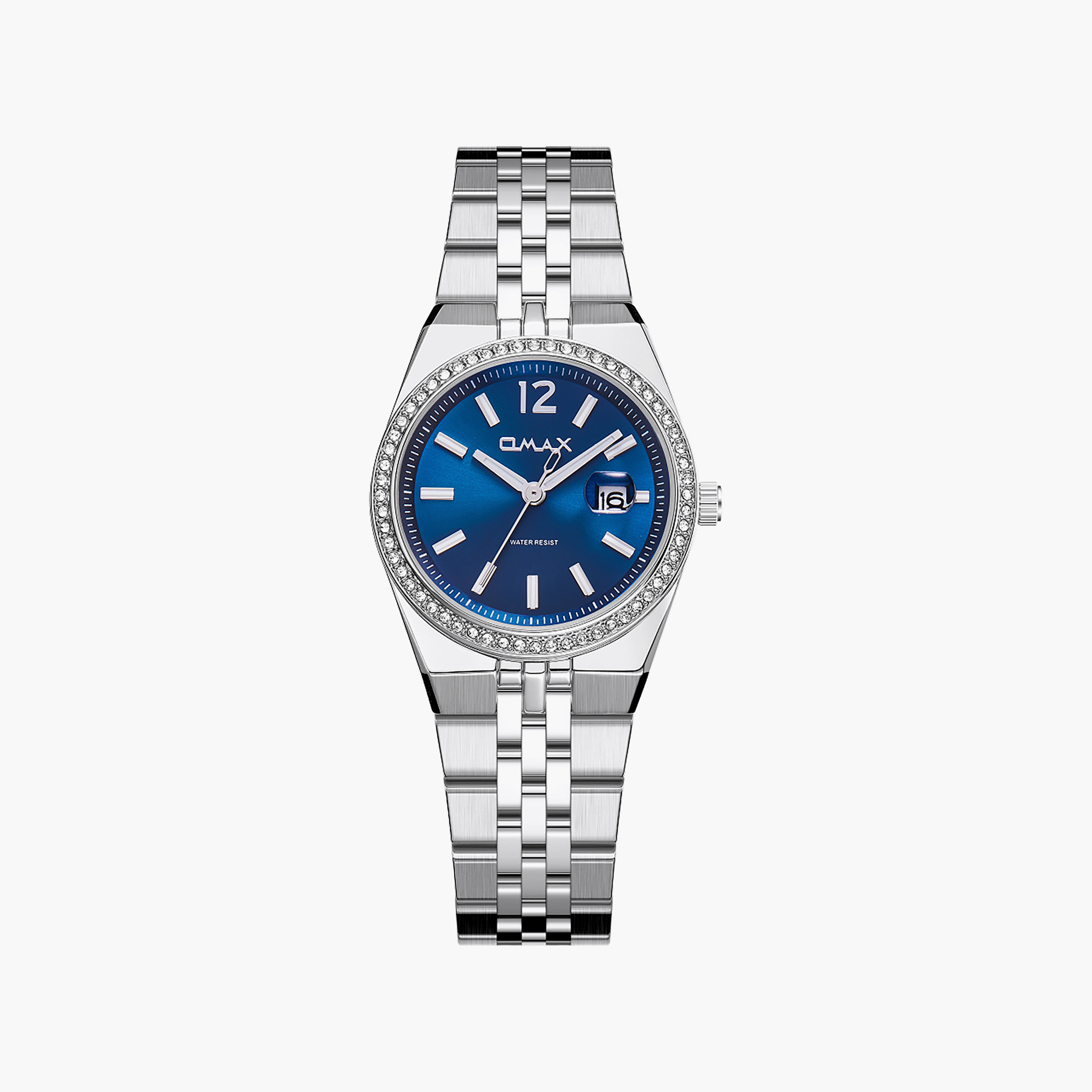 ساعة أوماكس النسائية التناظرية الدائرية 30 مم بمشبك معدني | SQ-BD004PJ3I1-women-watchesandjewellery-watches-image-1