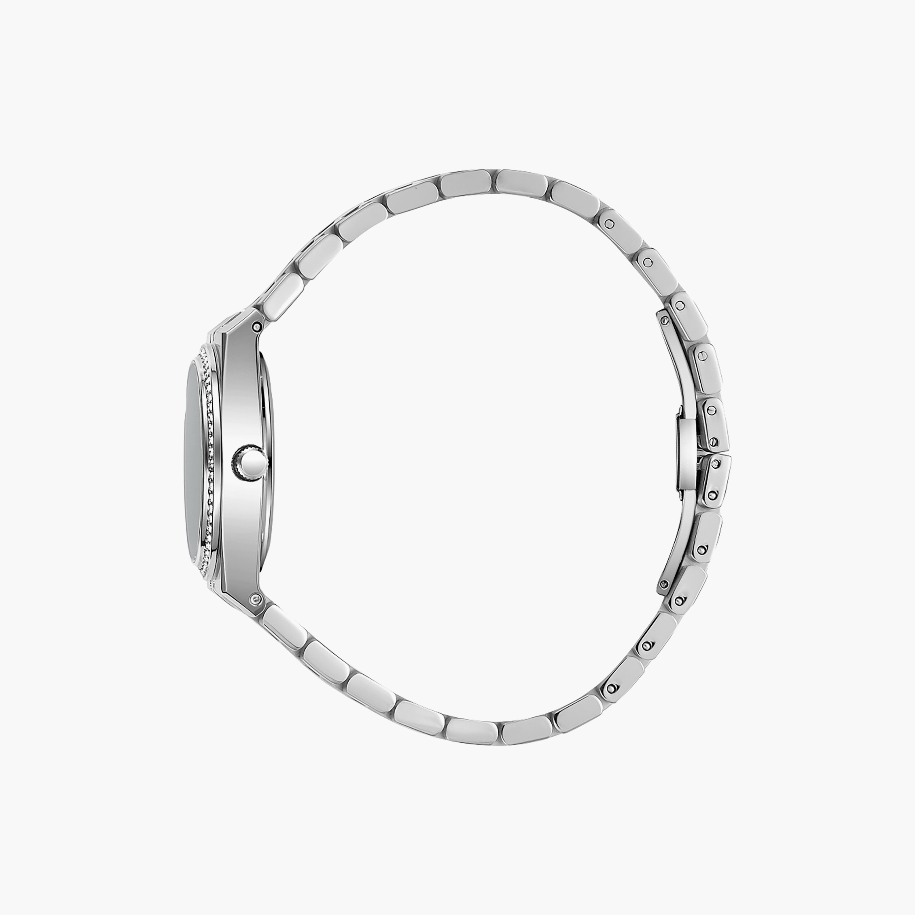 ساعة أوماكس النسائية التناظرية الدائرية 30 مم بمشبك معدني | SQ-BD004PJ3I1-women-watchesandjewellery-watches-image-2