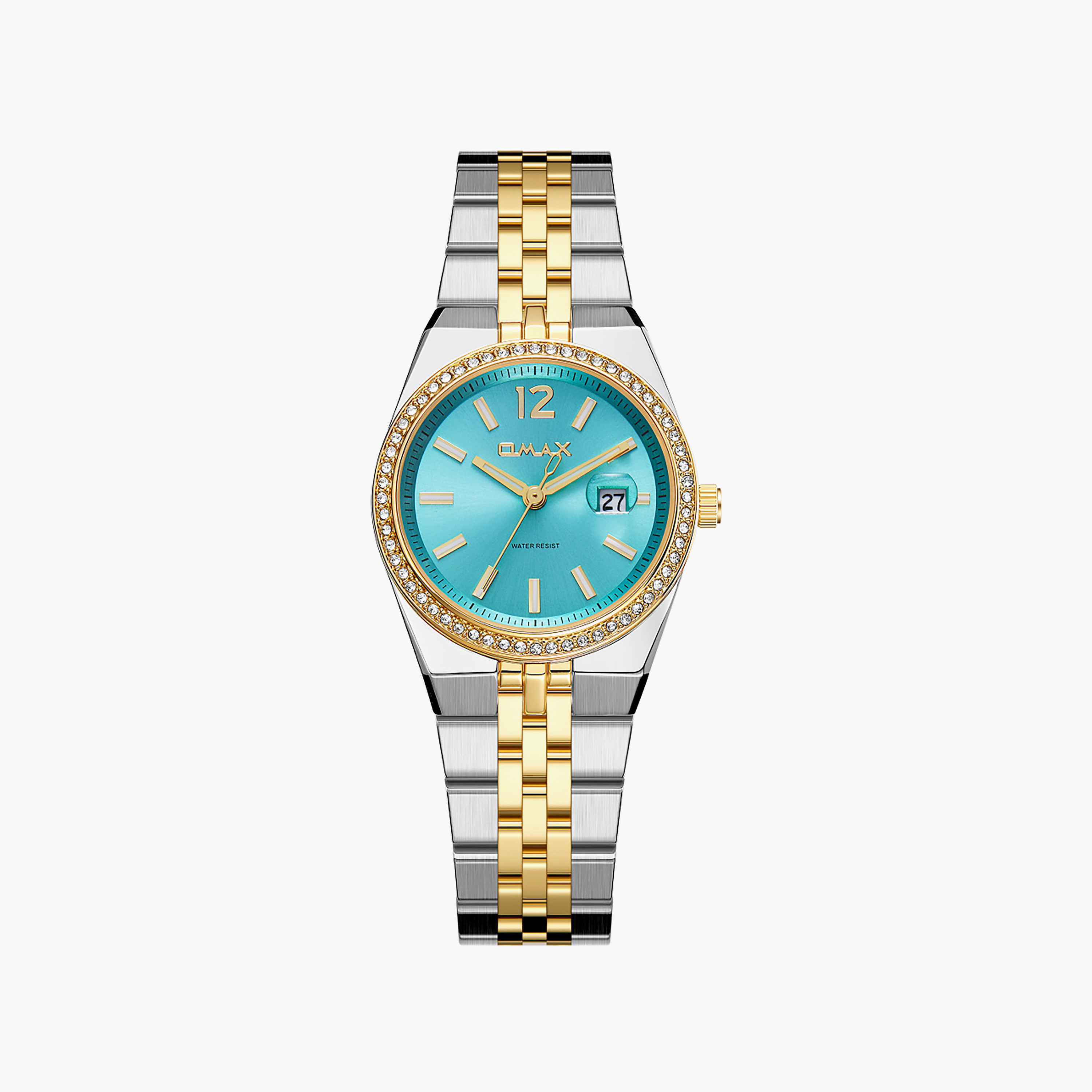 OMAX Women's Analog Round 30 MM Metal Clasp Watch | SQ-BD004T7II3-women-watchesandjewellery-watches-image-1