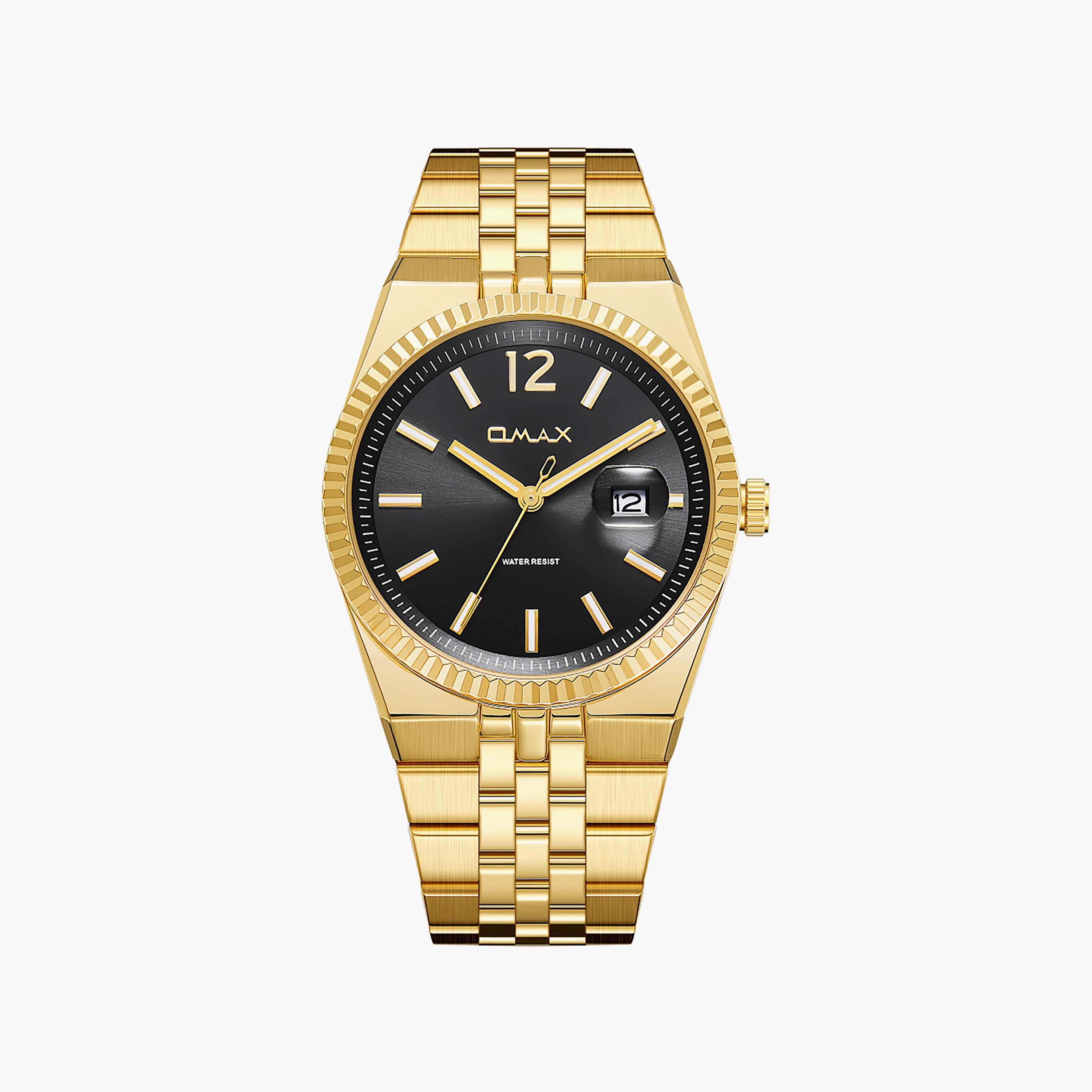 OMAX Men's Analog Round 40 MM Metal Clasp Watch | SQ-DD001G21I3-men-watchesandjewellery-watches-image-1