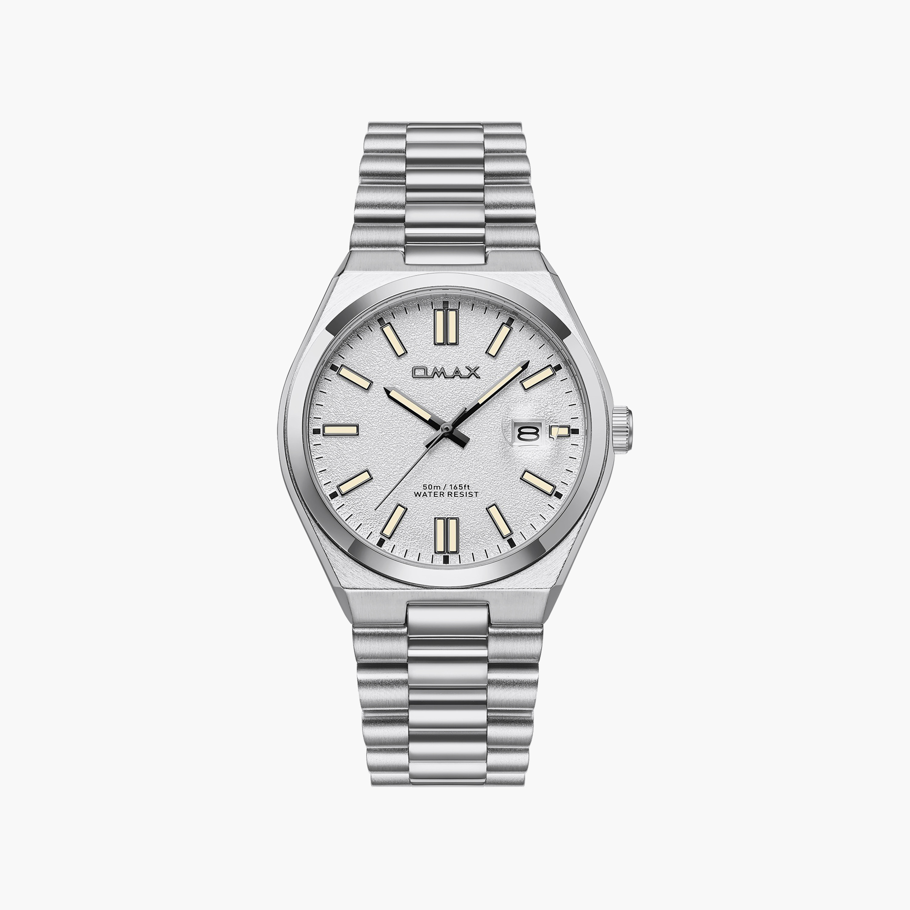 OMAX Men's Analog Round 42 MM Butterfly Buckle Watch | 00PSD001S002-men-watchesandjewellery-watches-image-1