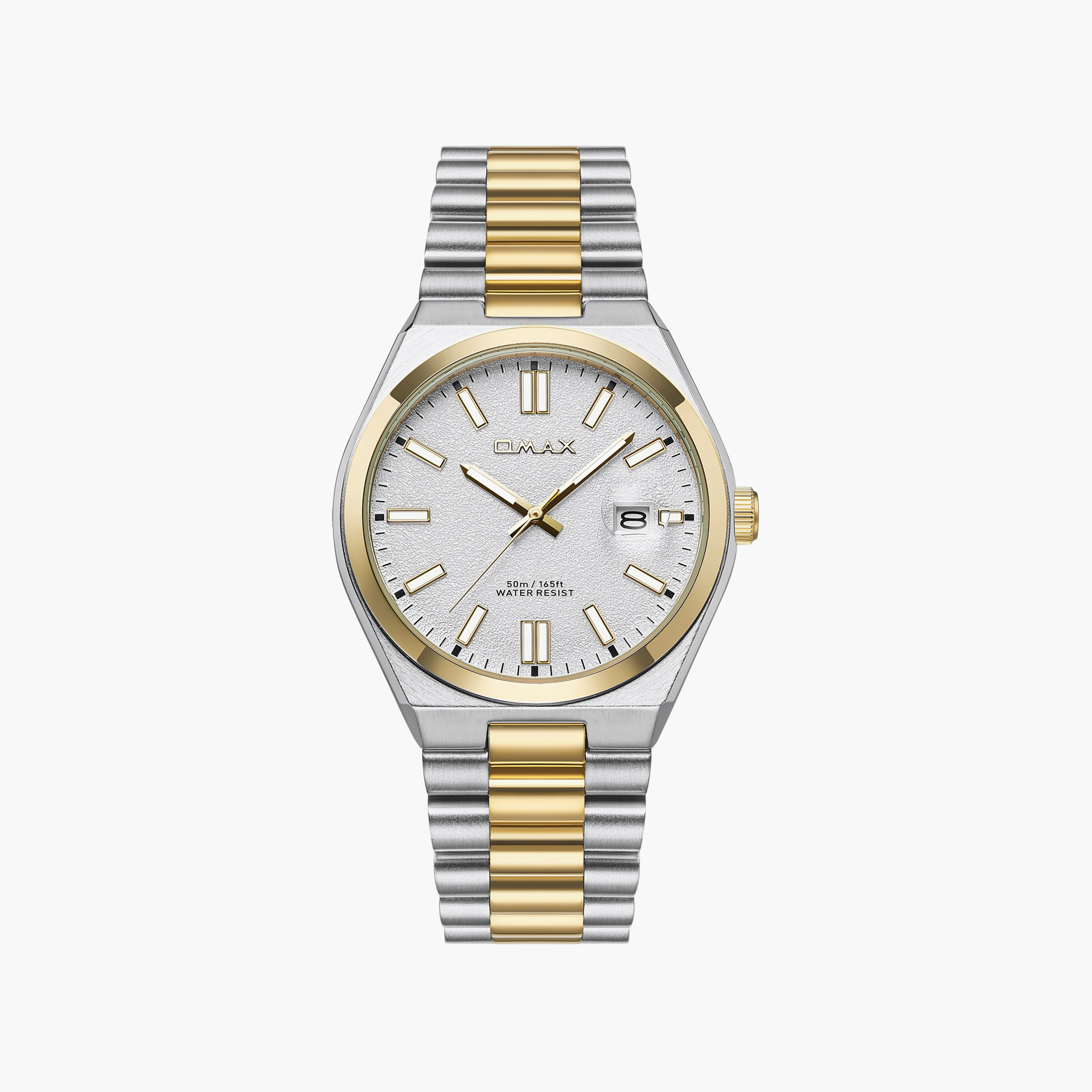 OMAX Men's Analog Round 42 MM Butterfly Buckle Watch | 00PSD001T010-men-watchesandjewellery-watches-image-1