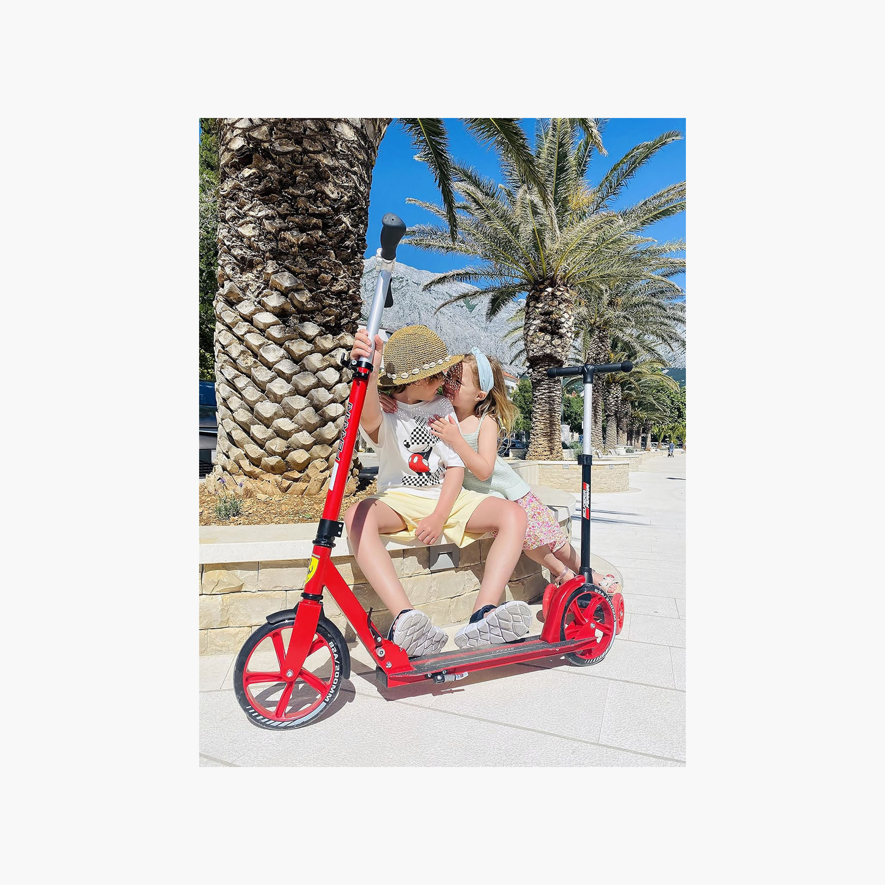 Ferrari 2-Wheel Foldable Scooter with Adjustable Height-toys-outdoor-scooters-image-5