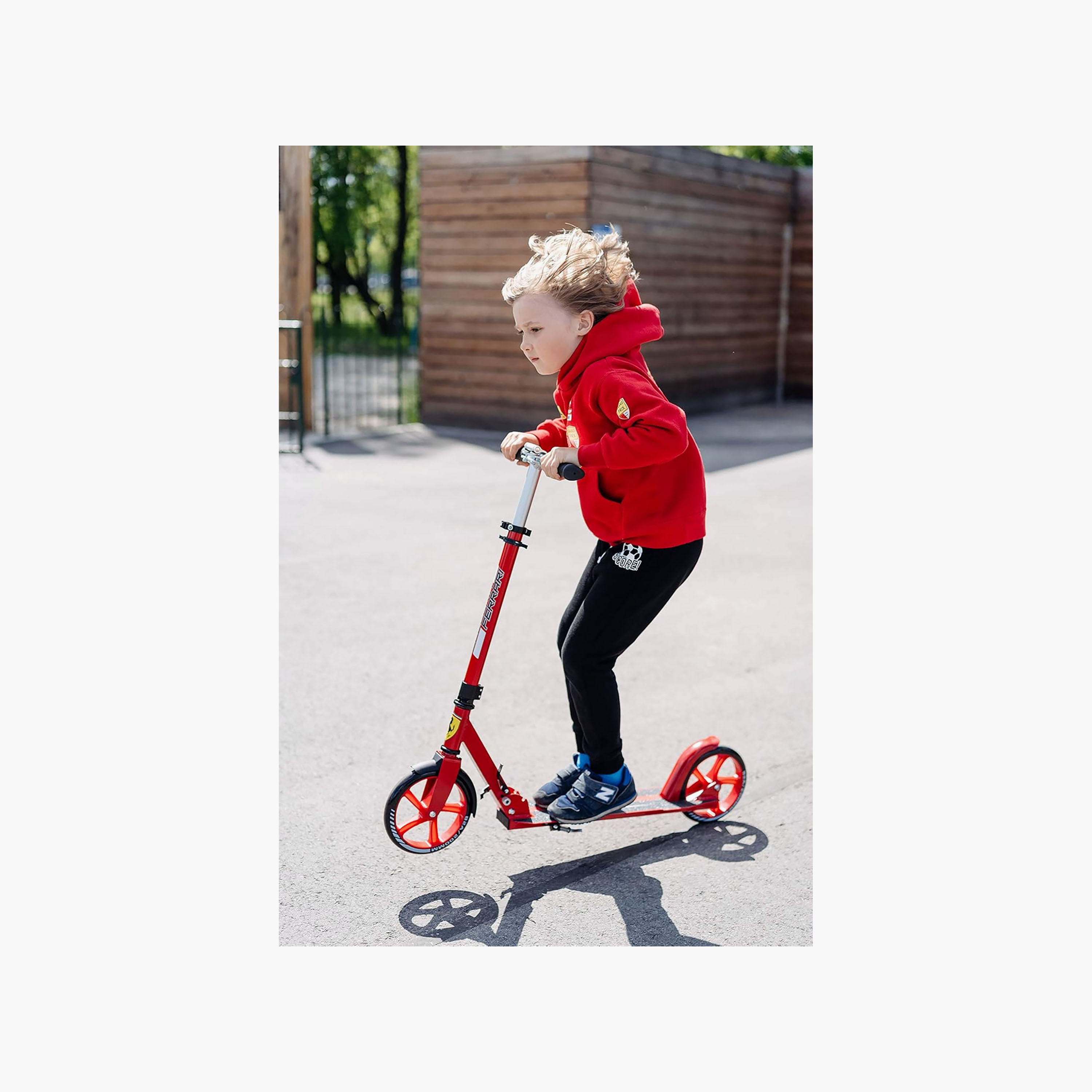 Ferrari 2-Wheel Foldable Scooter with Adjustable Height-toys-outdoor-scooters-image-7