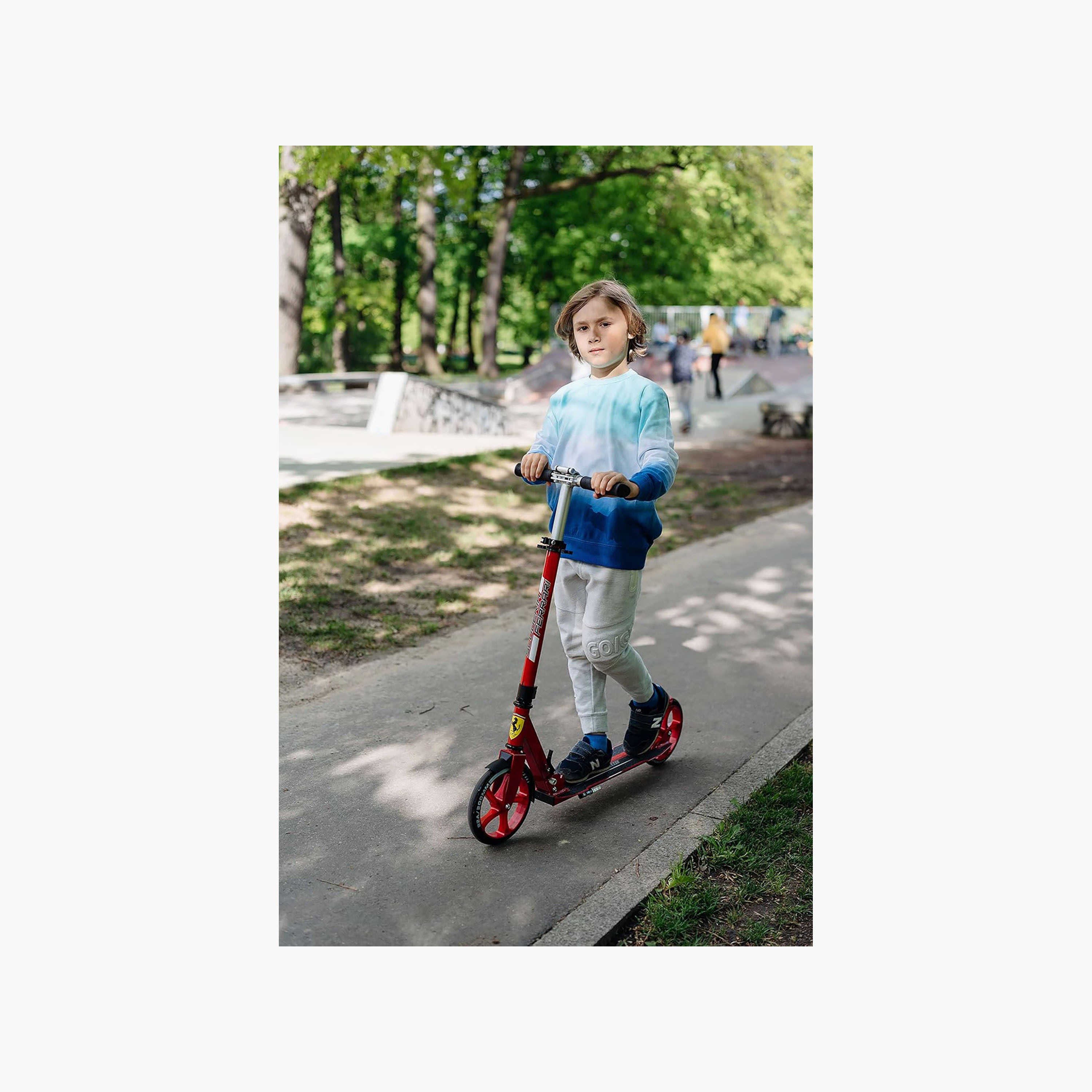 Ferrari 2-Wheel Foldable Scooter with Adjustable Height-toys-outdoor-scooters-image-8