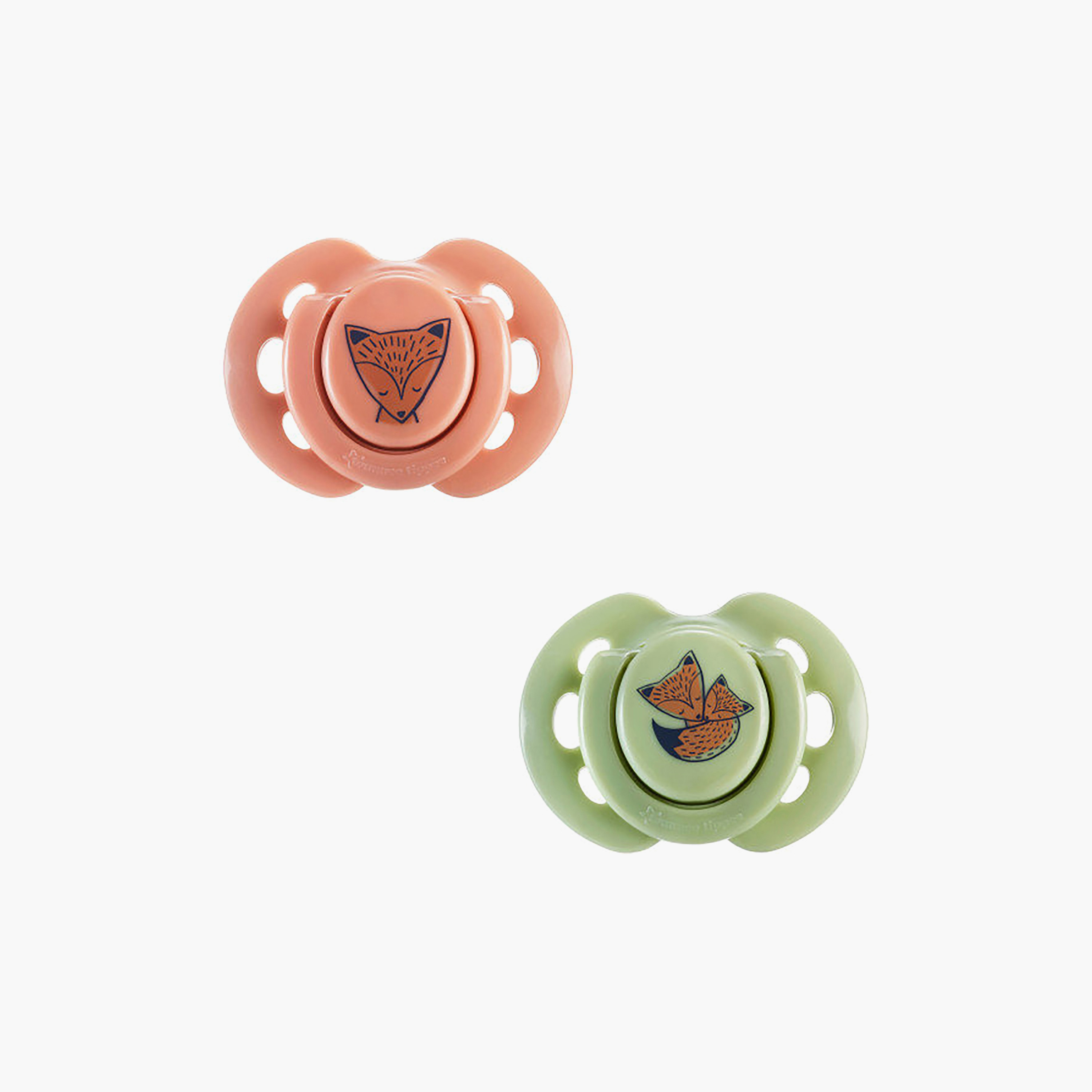 Tommee Tippee 2-Piece Fun Friends Soothers with Case - 0-6 Months - Assorted-baby-feeding-pacifiers-image-2