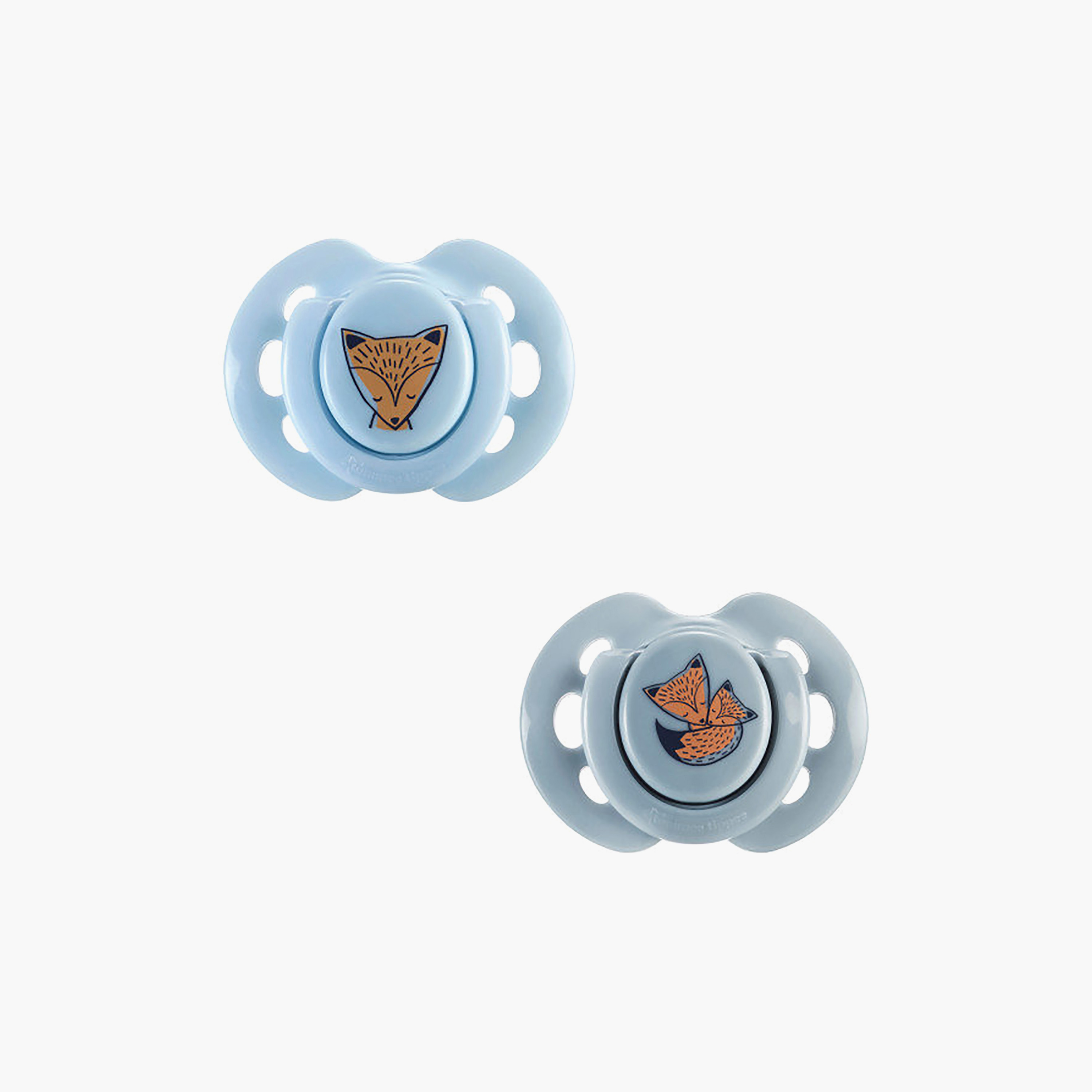 Tommee Tippee 2-Piece Fun Friends Soothers with Case - 0-6 Months - Assorted-baby-feeding-pacifiers-image-3