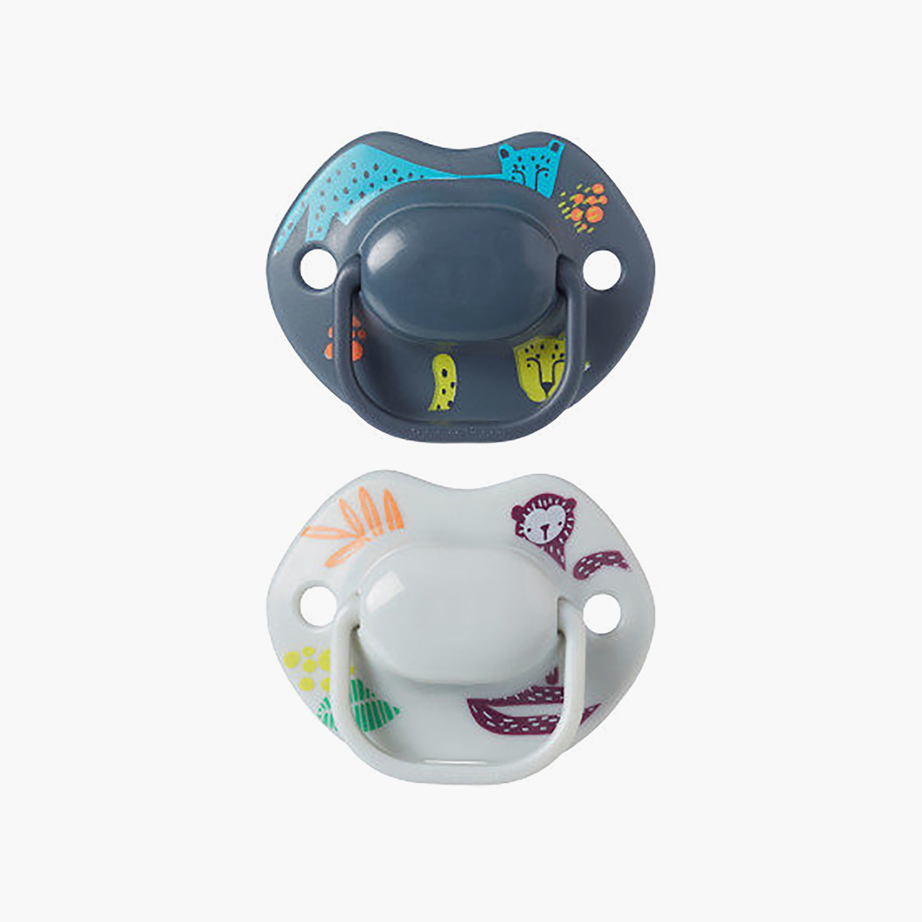 Tommee Tippee 2-Piece Moda Midnight Jungle Soother with Case - 18-36 Months - Assorted-baby-feeding-pacifiers-image-1