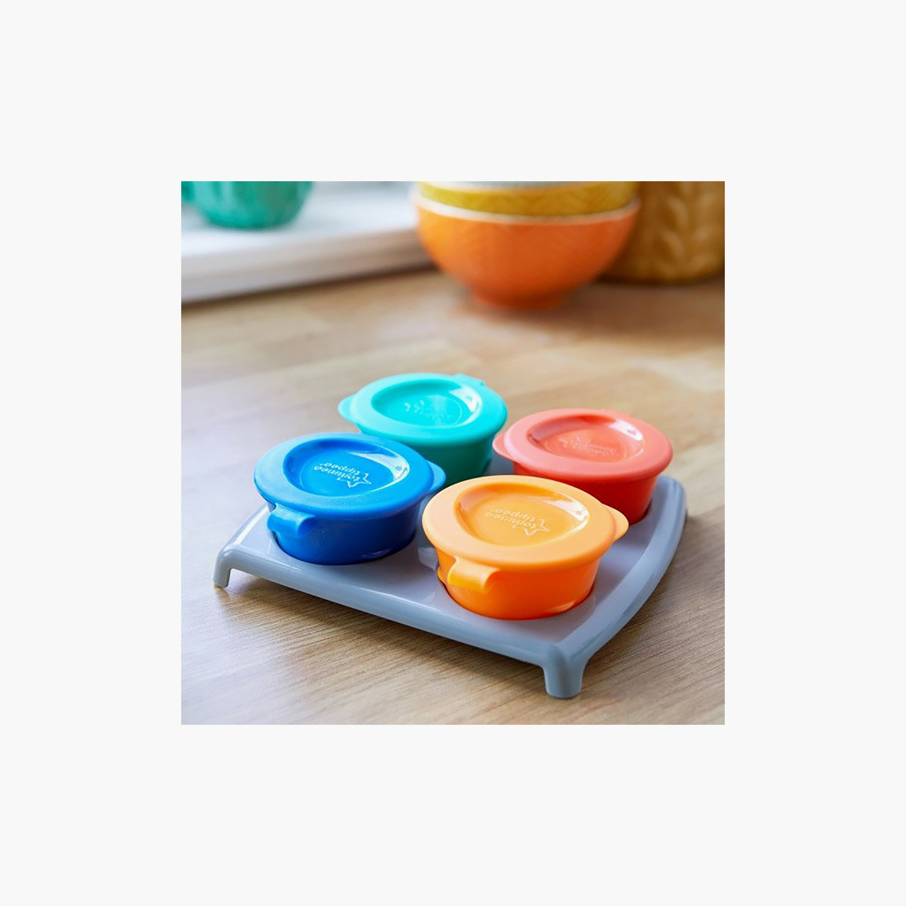 Tommee Tippee Pop Up Freezer Pots with Storage Tray-baby-feeding-accessories-image-9