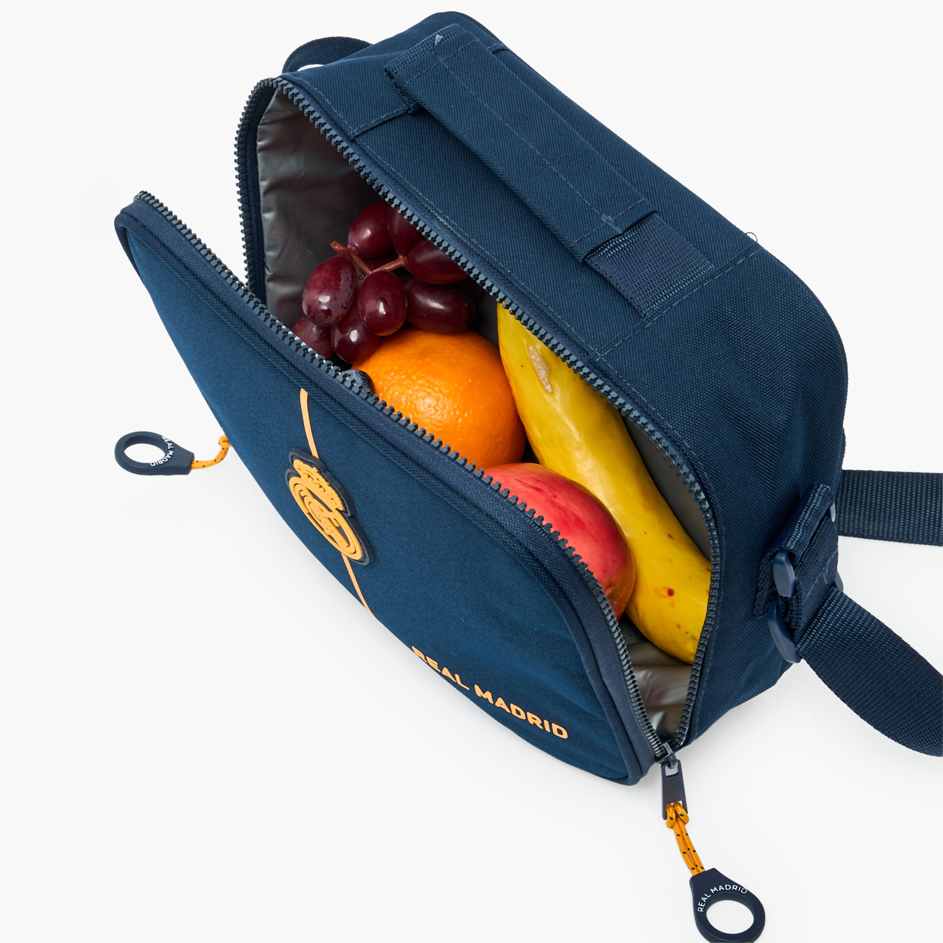 Real Madrid Logo Applique Lunch Bag for Boys 8-13 Years with Insulation-school-lunchessentials-lunchbags-image-4