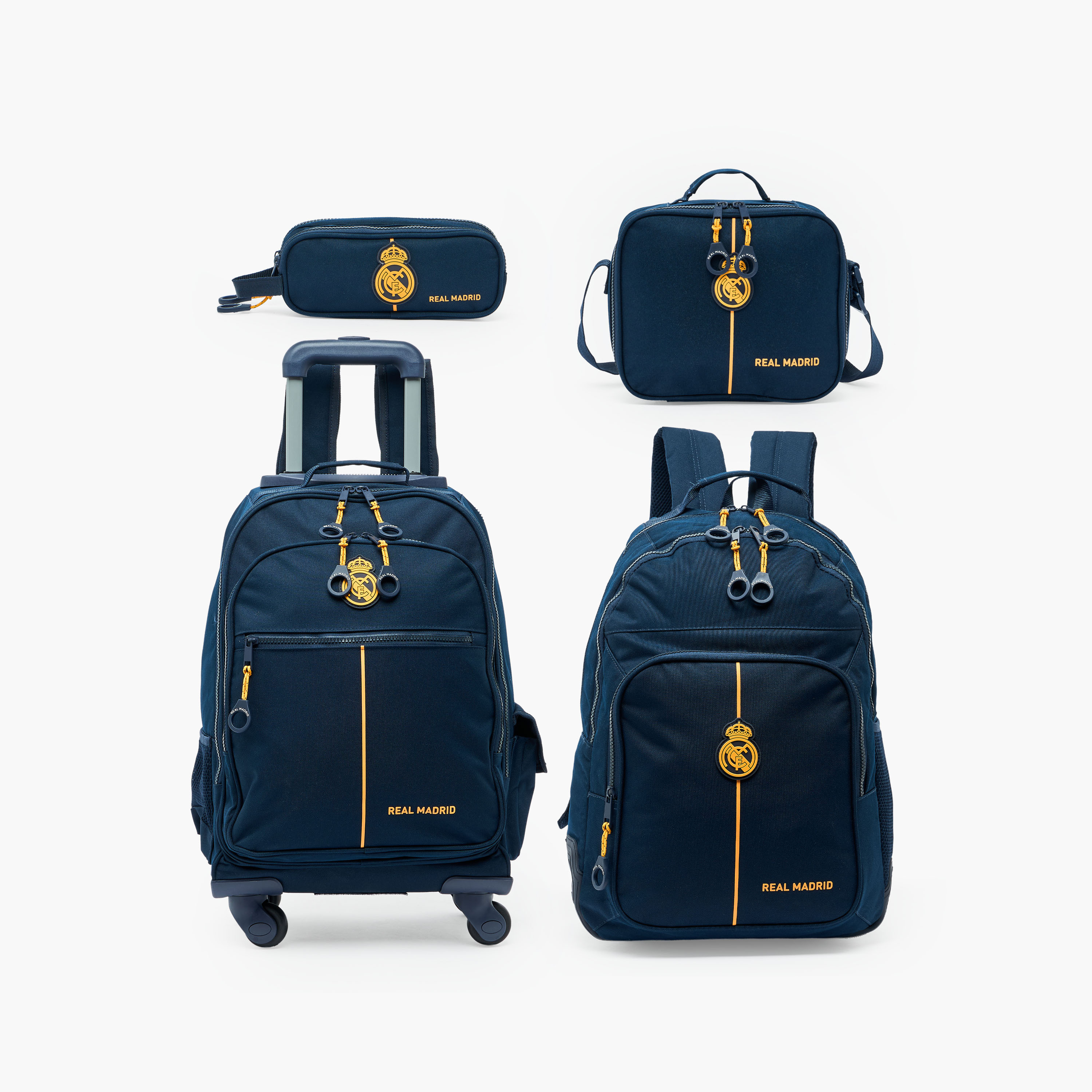Real Madrid Logo Applique Lunch Bag for Boys 8-13 Years with Insulation-school-lunchessentials-lunchbags-image-8