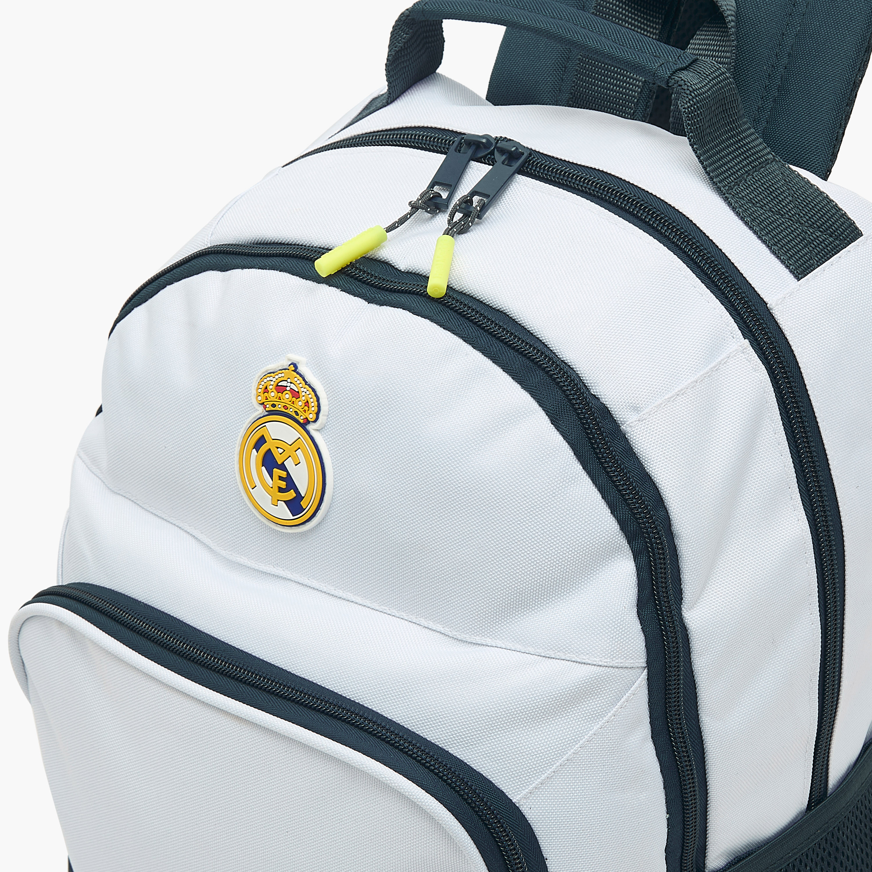 Real Madrid Printed Backpack for Boys 8-13 Years with Adjustable Shoulder Straps - 17 inches-school-bagsandbackpacks-backpacks-image-2
