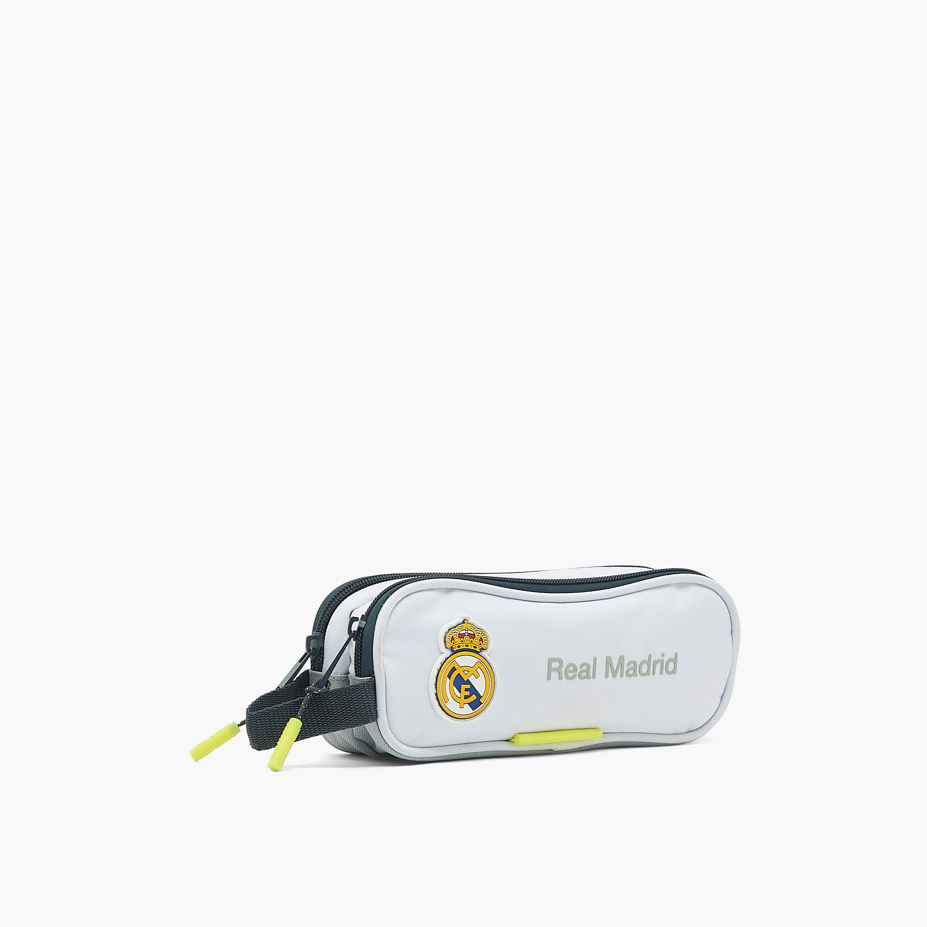 Real Madrid Pencil Case with Two Compartment-school-stationery-pencilcases-image-3