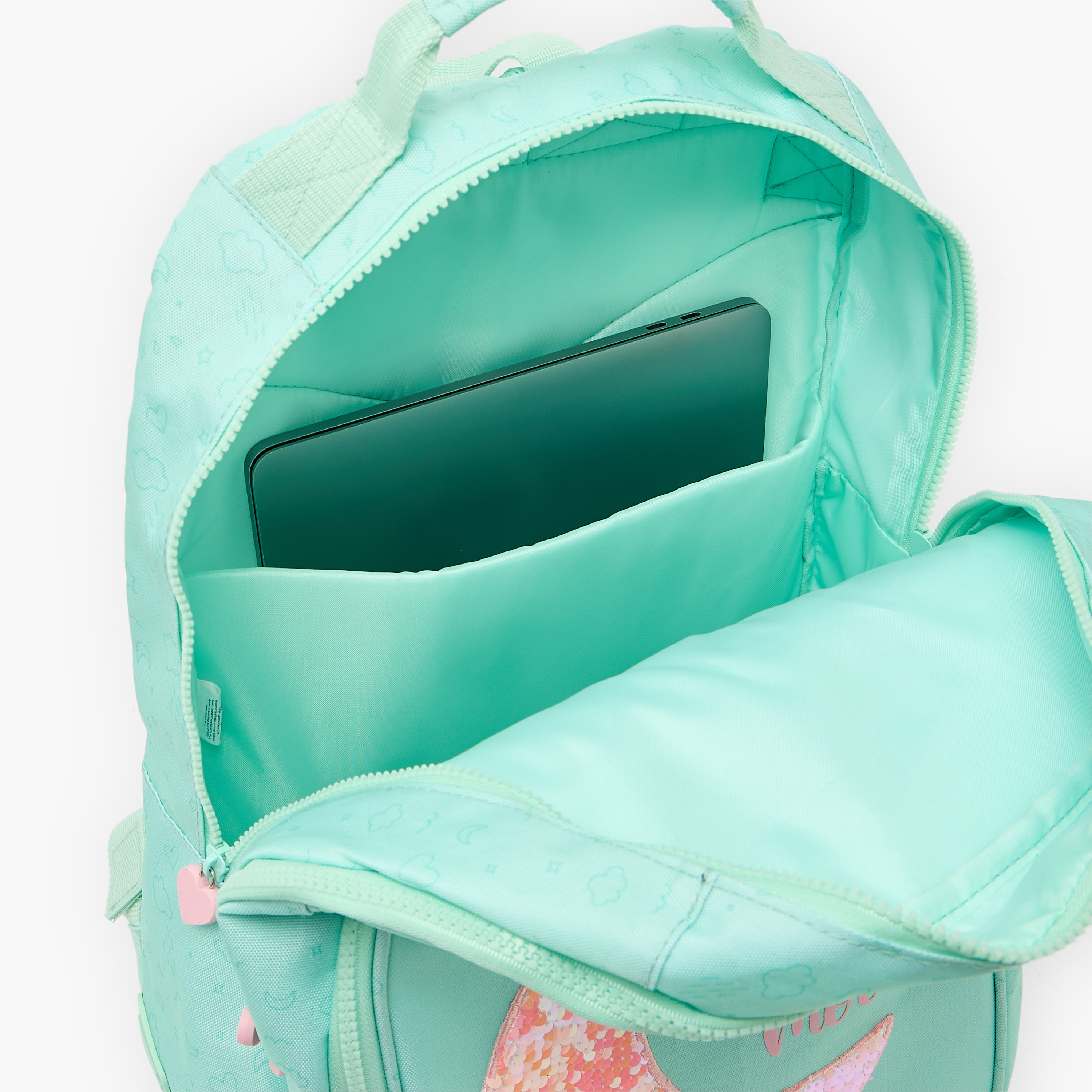 شنطة ظهر مزينة بحمالات كتف مبطنة للبنات من 8-13 سنة من سافتا - 17 بوصة-school-bagsandbackpacks-backpacks-image-7