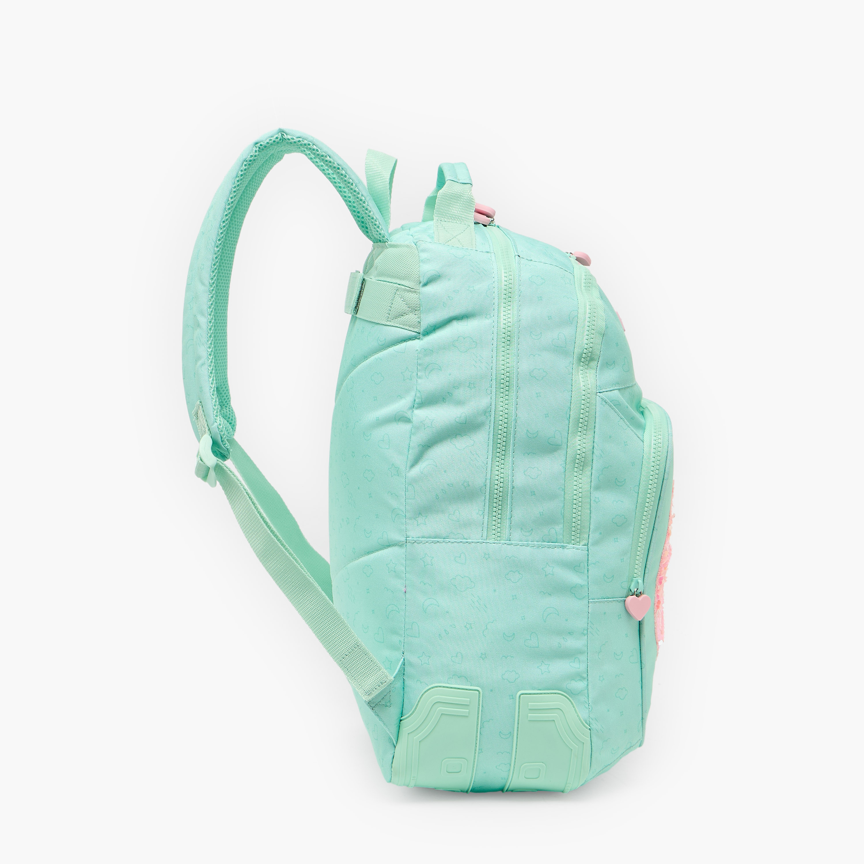 شنطة ظهر مزينة بحمالات كتف مبطنة للبنات من 8-13 سنة من سافتا - 17 بوصة-school-bagsandbackpacks-backpacks-image-9