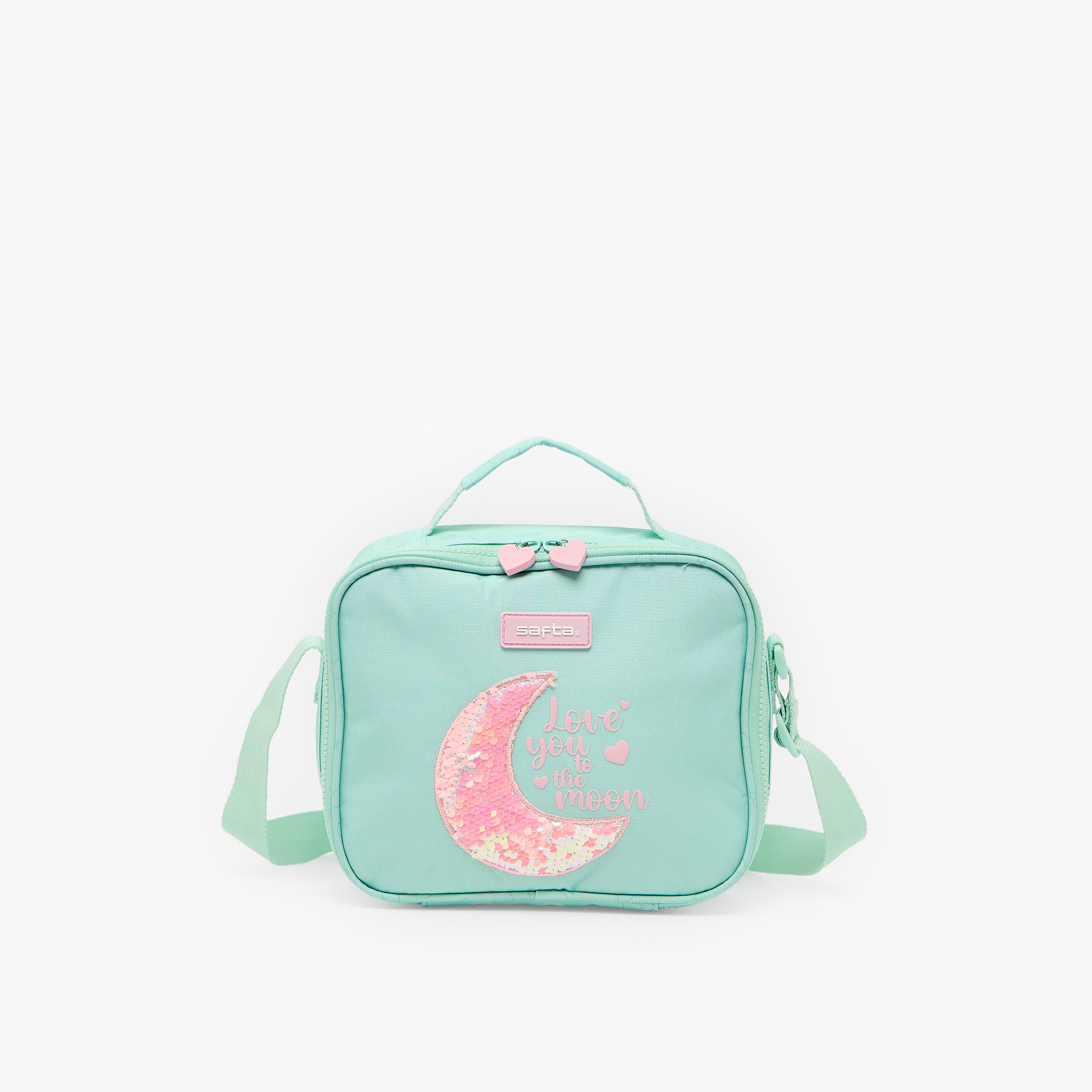 شنطة غداء مزينة وحزام قابل للتعديل للبنات 8-13 سنة من سافتا-school-lunchessentials-lunchbags-image-1