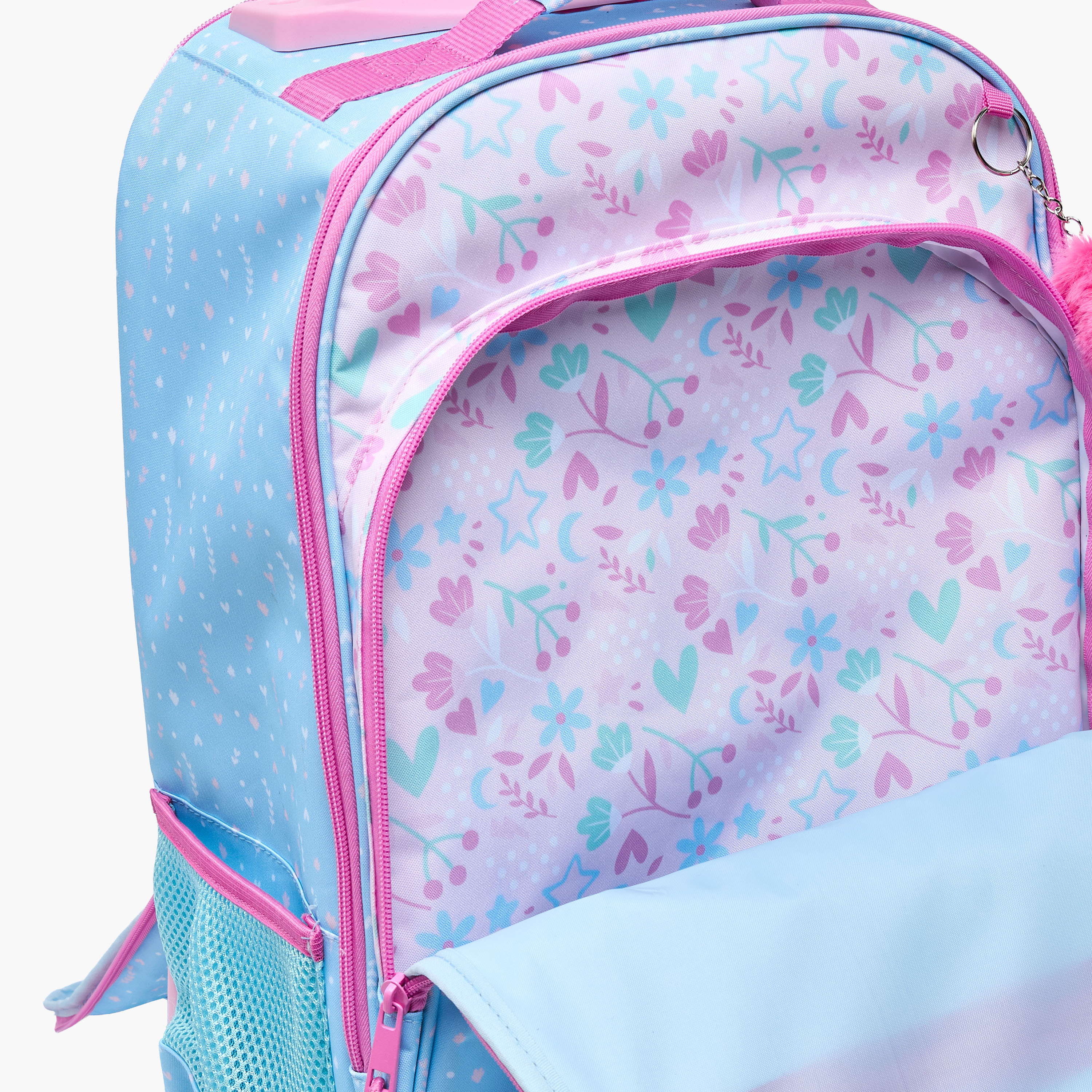 شنطة ظهر للبنات 8-13 سنة بأحزمة كتف مبطنة بطبعات زهور من سافتا - 18 بوصة-school-bagsandbackpacks-backpacks-image-6