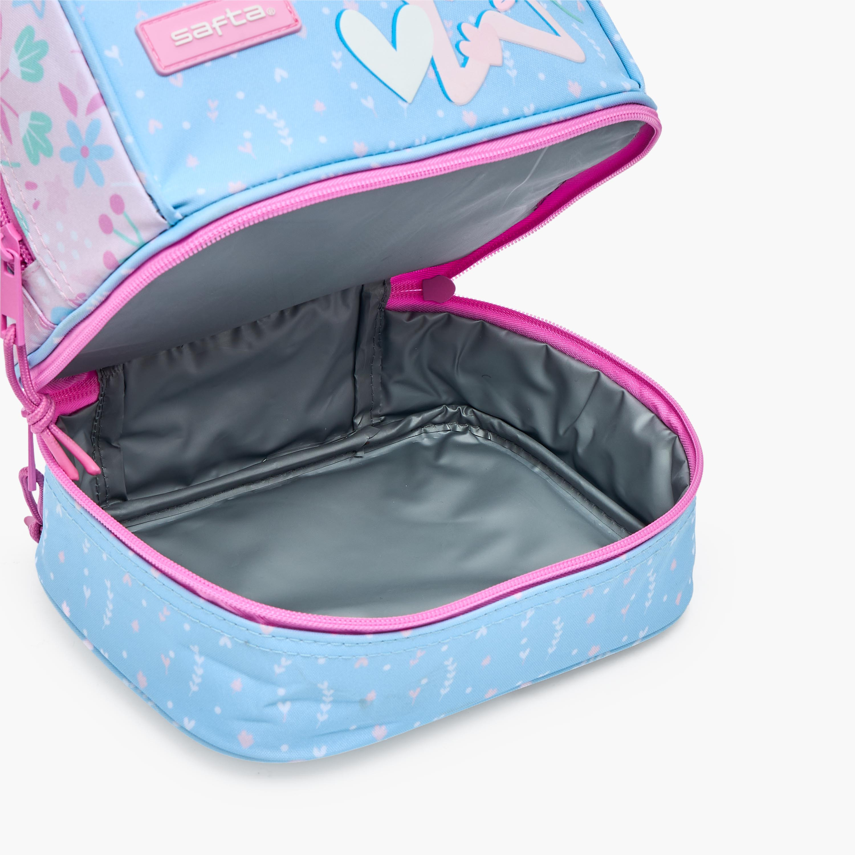 شنطة غداء بطبعات نجوم بمقابض مزدوجة للبنات 8-13 سنوات من سافتا-school-lunchessentials-lunchbags-image-6