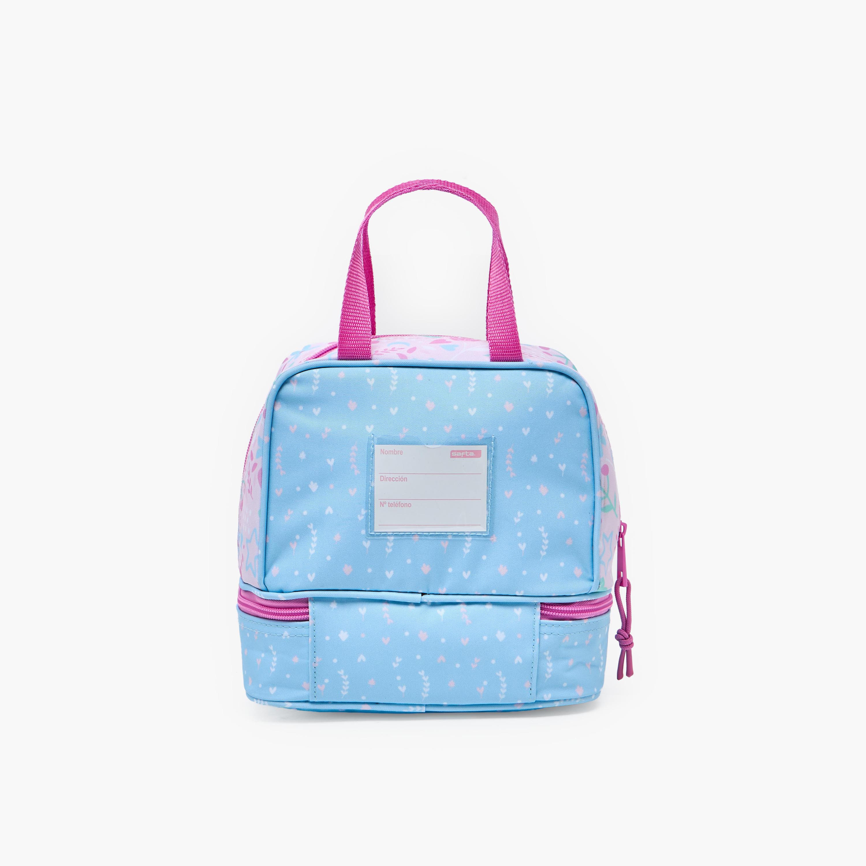 شنطة غداء بطبعات نجوم بمقابض مزدوجة للبنات 8-13 سنوات من سافتا-school-lunchessentials-lunchbags-image-9