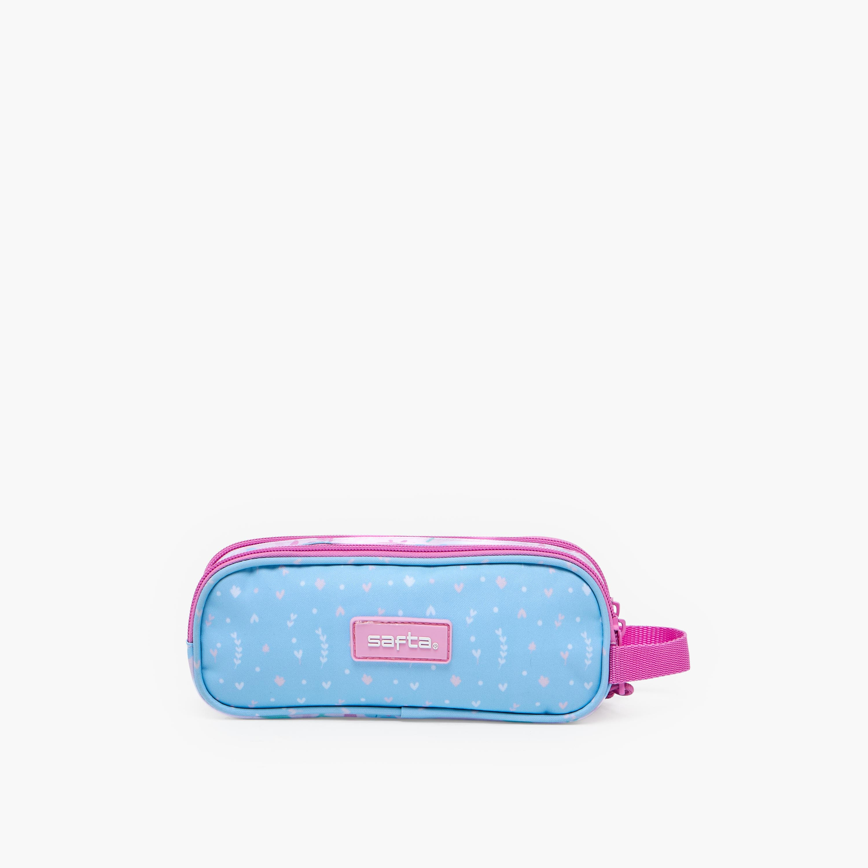 Safta Star Print Pencil Pouch with 2 Compartments-school-stationery-pencilcases-image-3