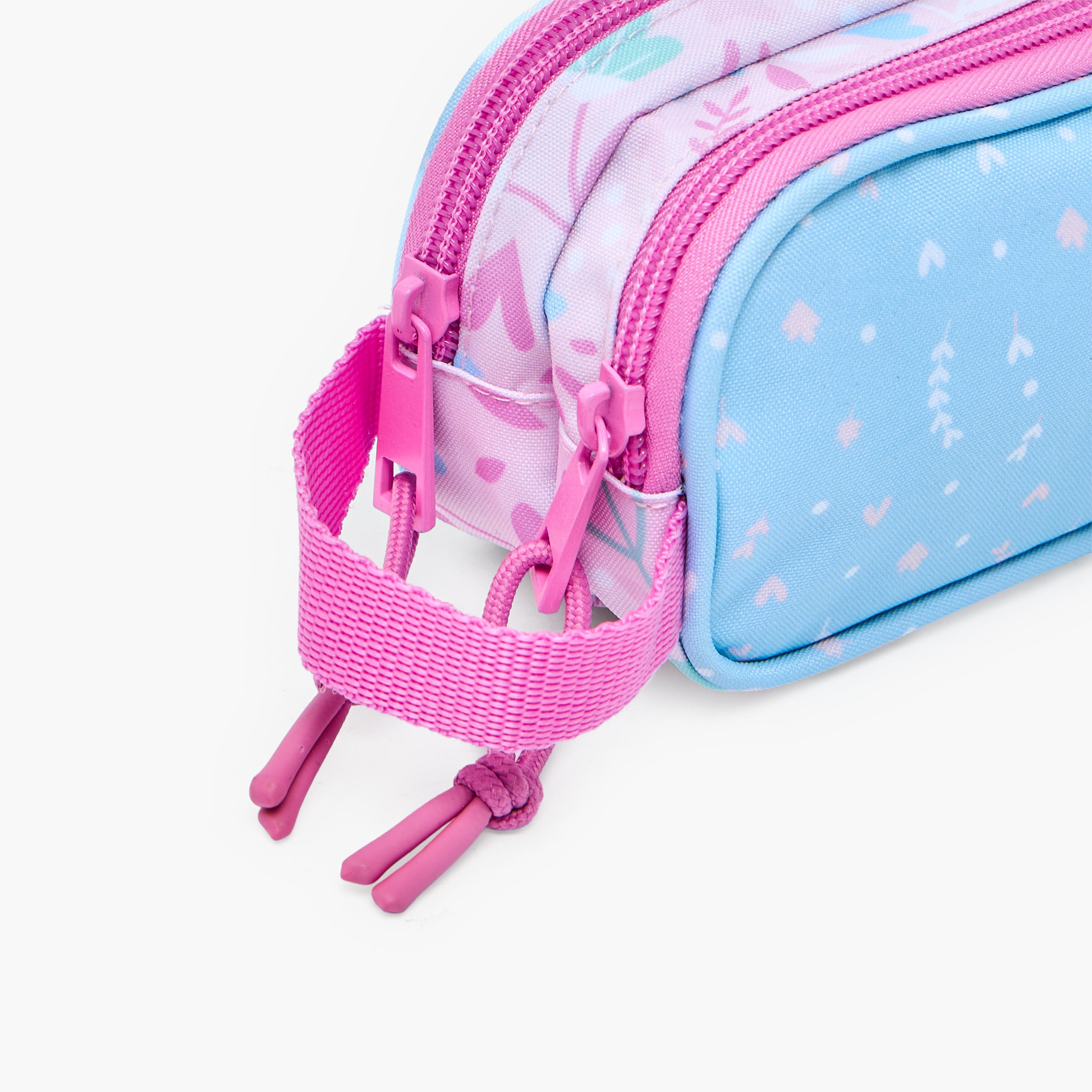 Safta Star Print Pencil Pouch with 2 Compartments-school-stationery-pencilcases-image-6