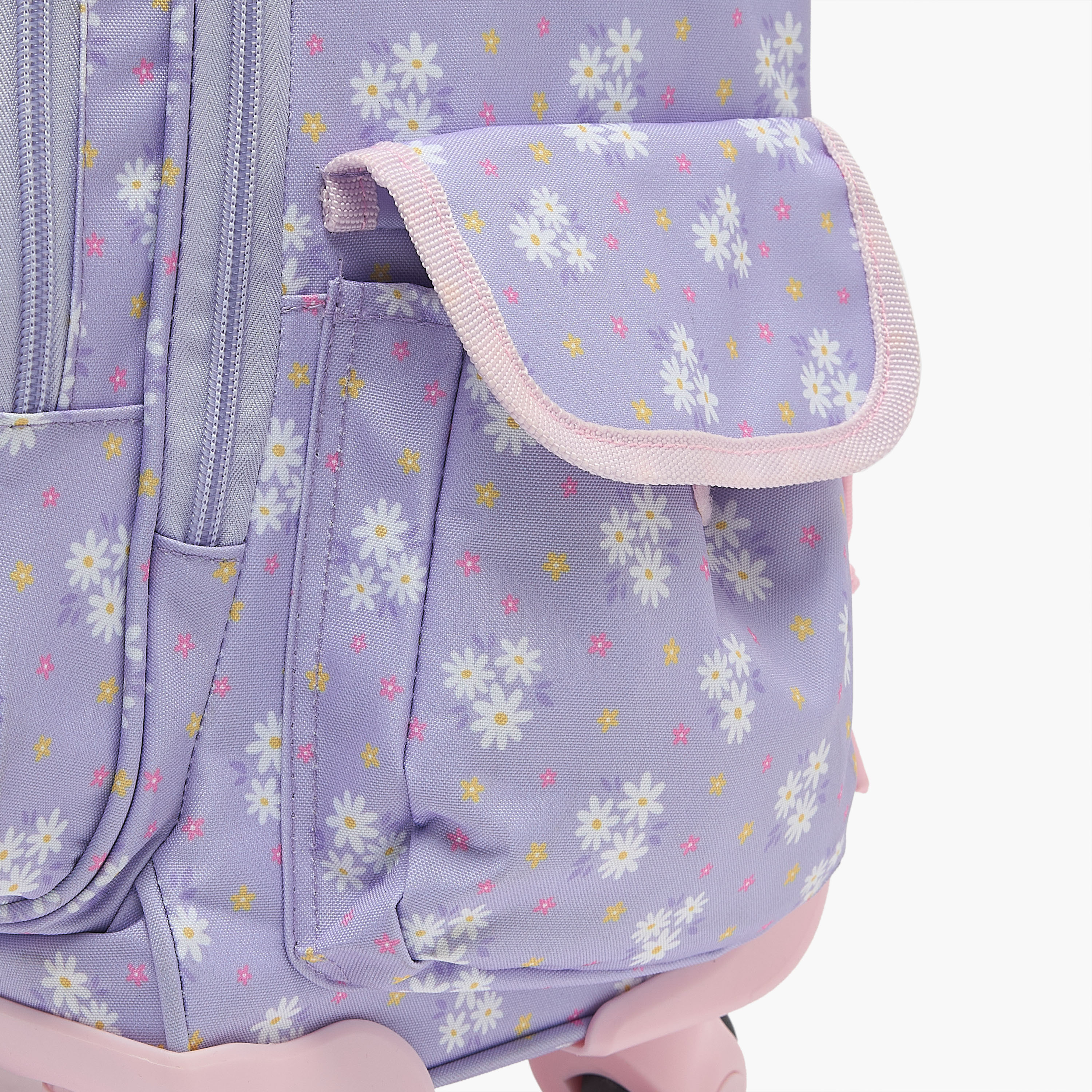 Safta Floral Print Backpack for Girls 8-13 Years with Padded Strap-school-bagsandbackpacks-trolleybags-image-3