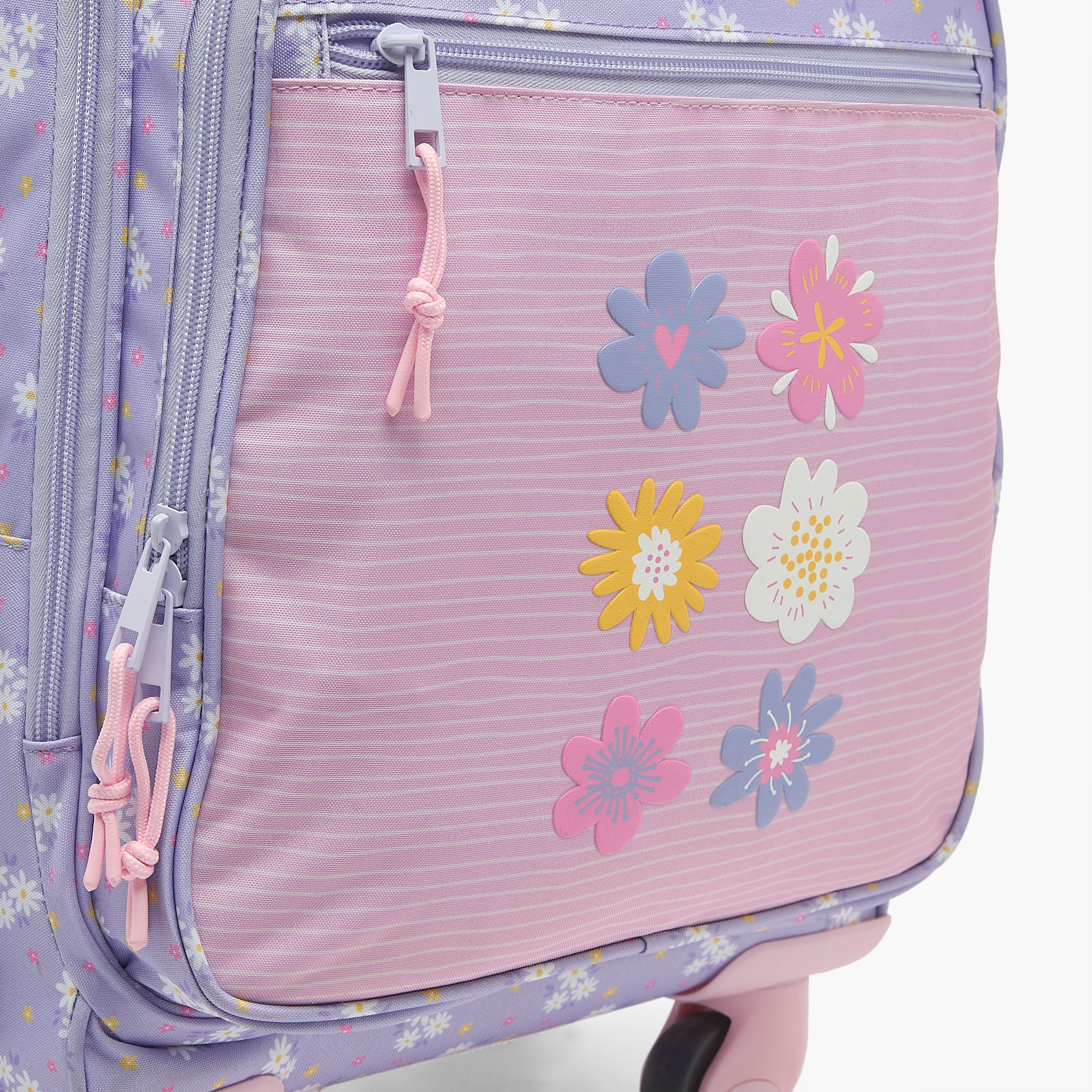 Safta Floral Print Backpack for Girls 8-13 Years with Padded Strap-school-bagsandbackpacks-trolleybags-image-5
