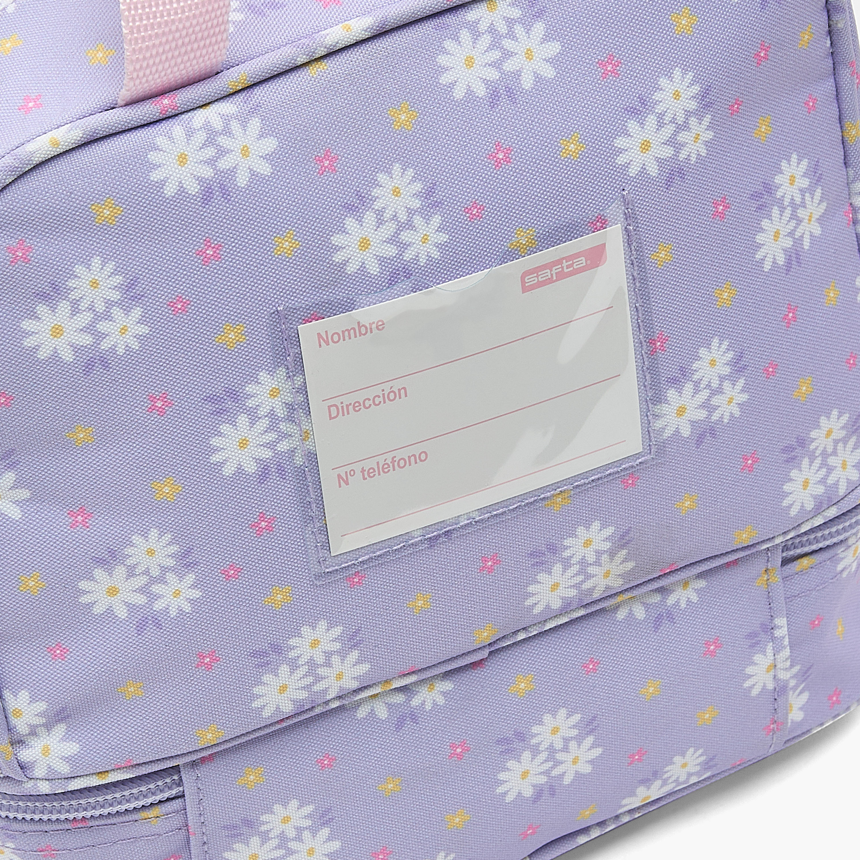 Safta Floral Print Lunch Bag for Girls 8-13 Years with Shoulder Strap-school-lunchessentials-lunchbags-image-6