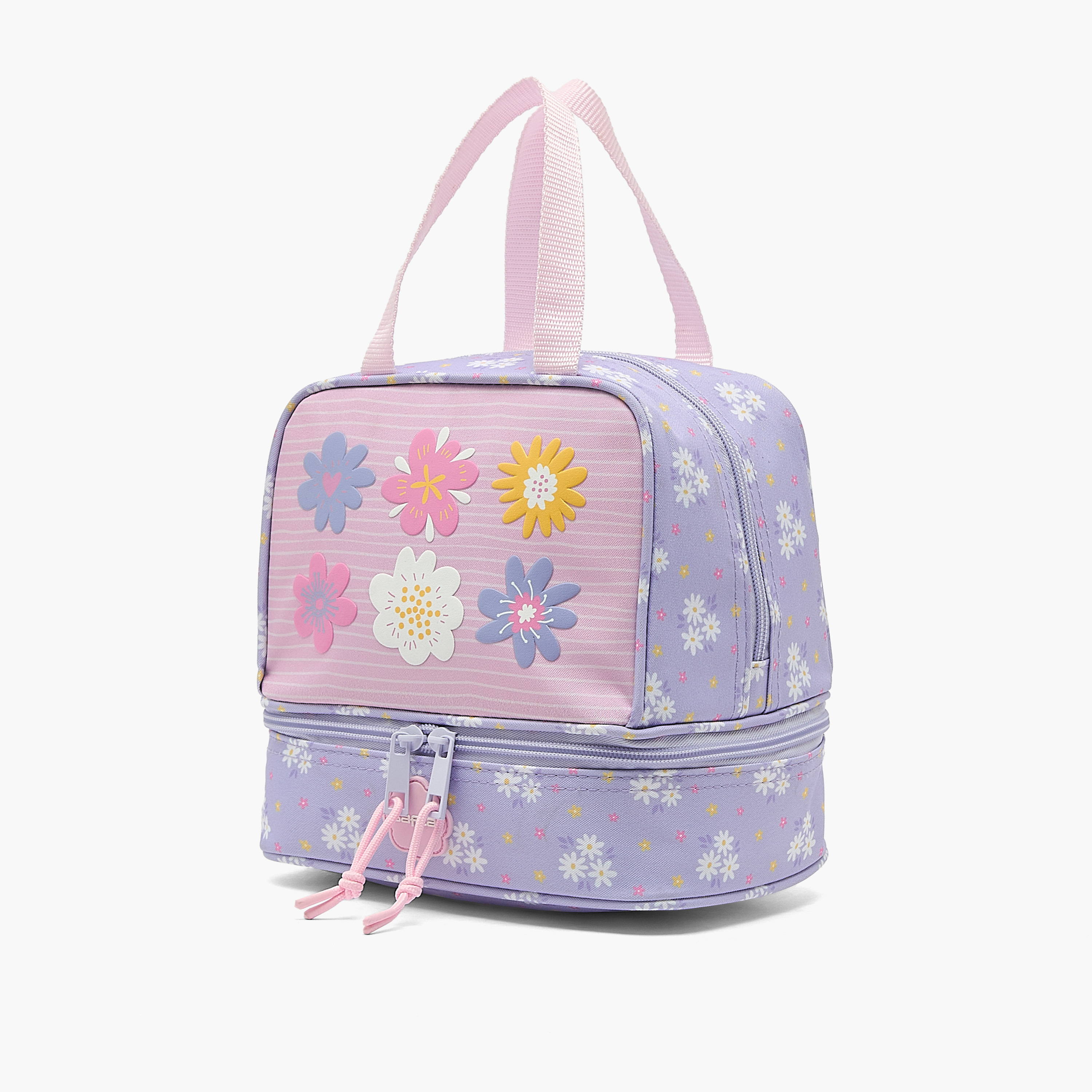 Safta Floral Print Lunch Bag for Girls 8-13 Years with Shoulder Strap-school-lunchessentials-lunchbags-image-9