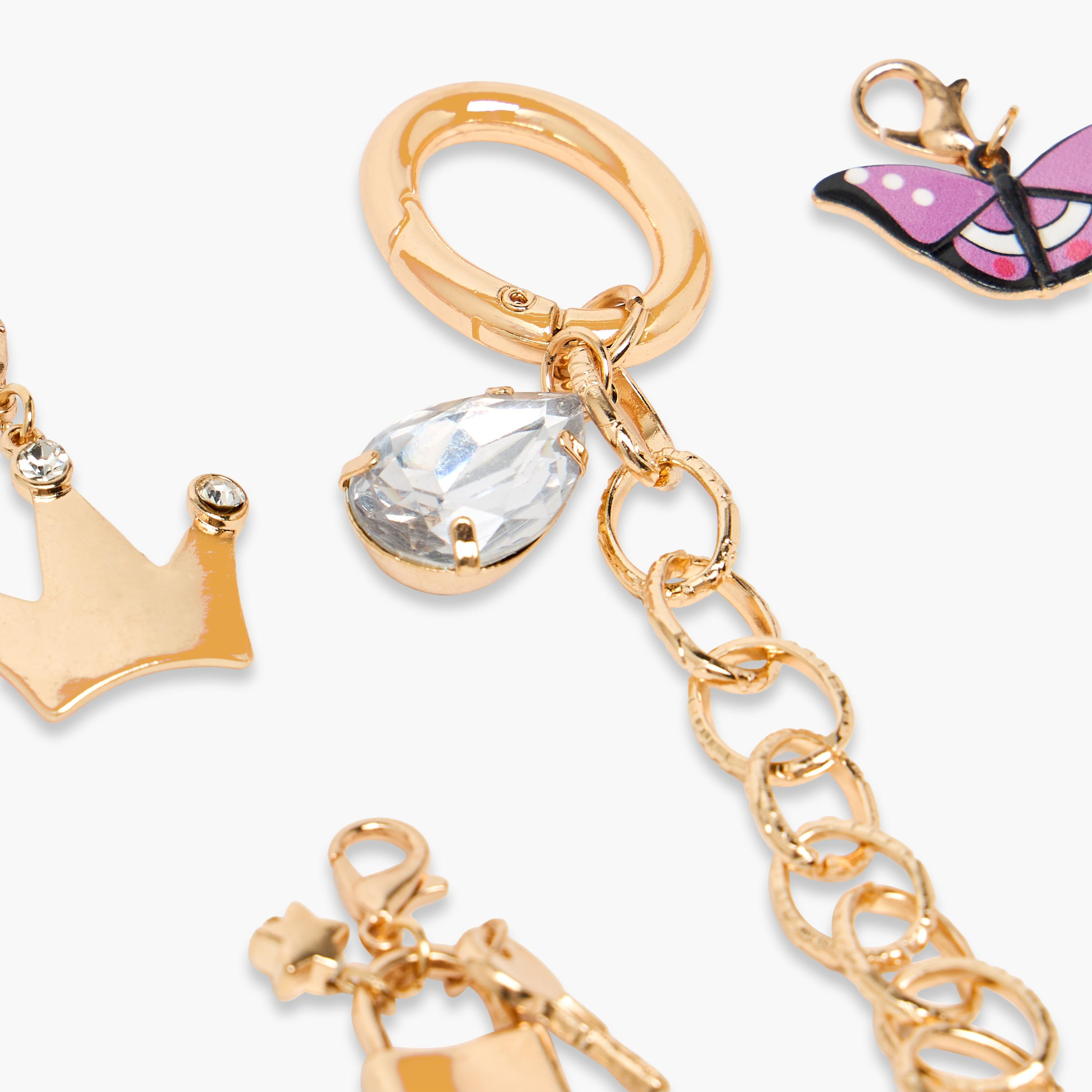 Set of 5 - Embellished Charms-girls-accessories-keyringsandbagcharms-image-3