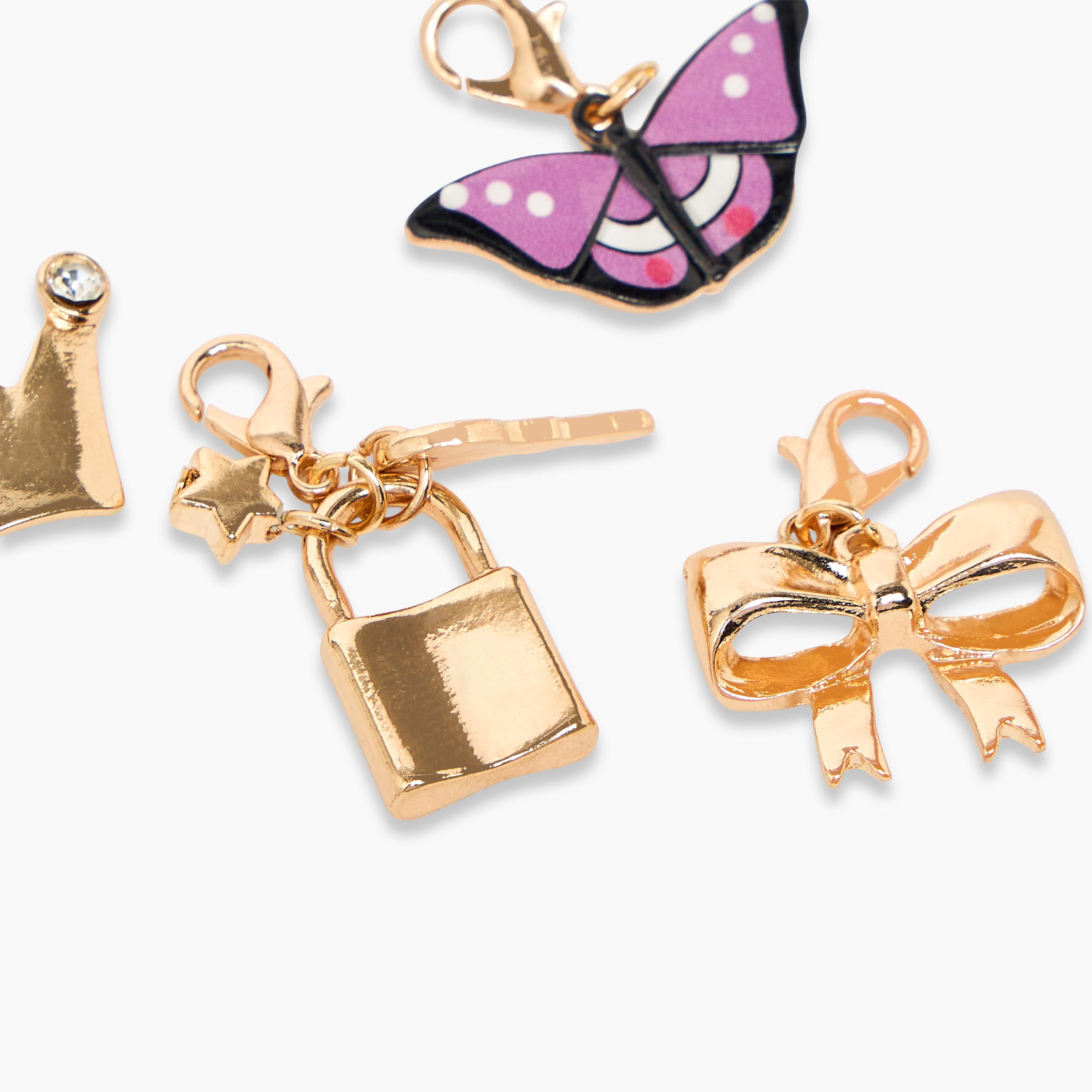 Set of 5 - Embellished Charms-girls-accessories-keyringsandbagcharms-image-4