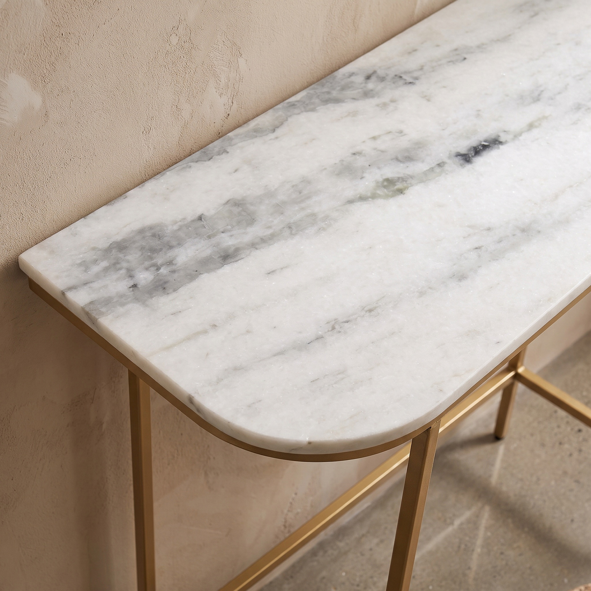Marble Top Console Table-furniture-livingroom-sideandendtables-image-3