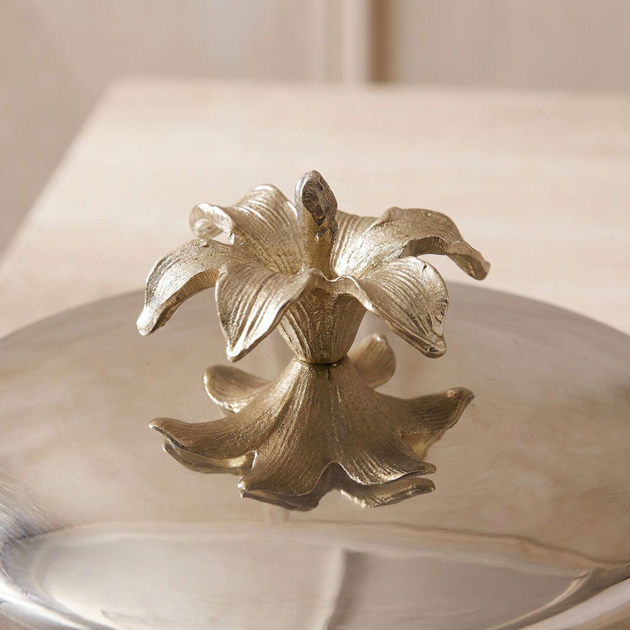 Layan Glass Decorative Bowl with Lid-household-decor-vasesandbowls-image-3