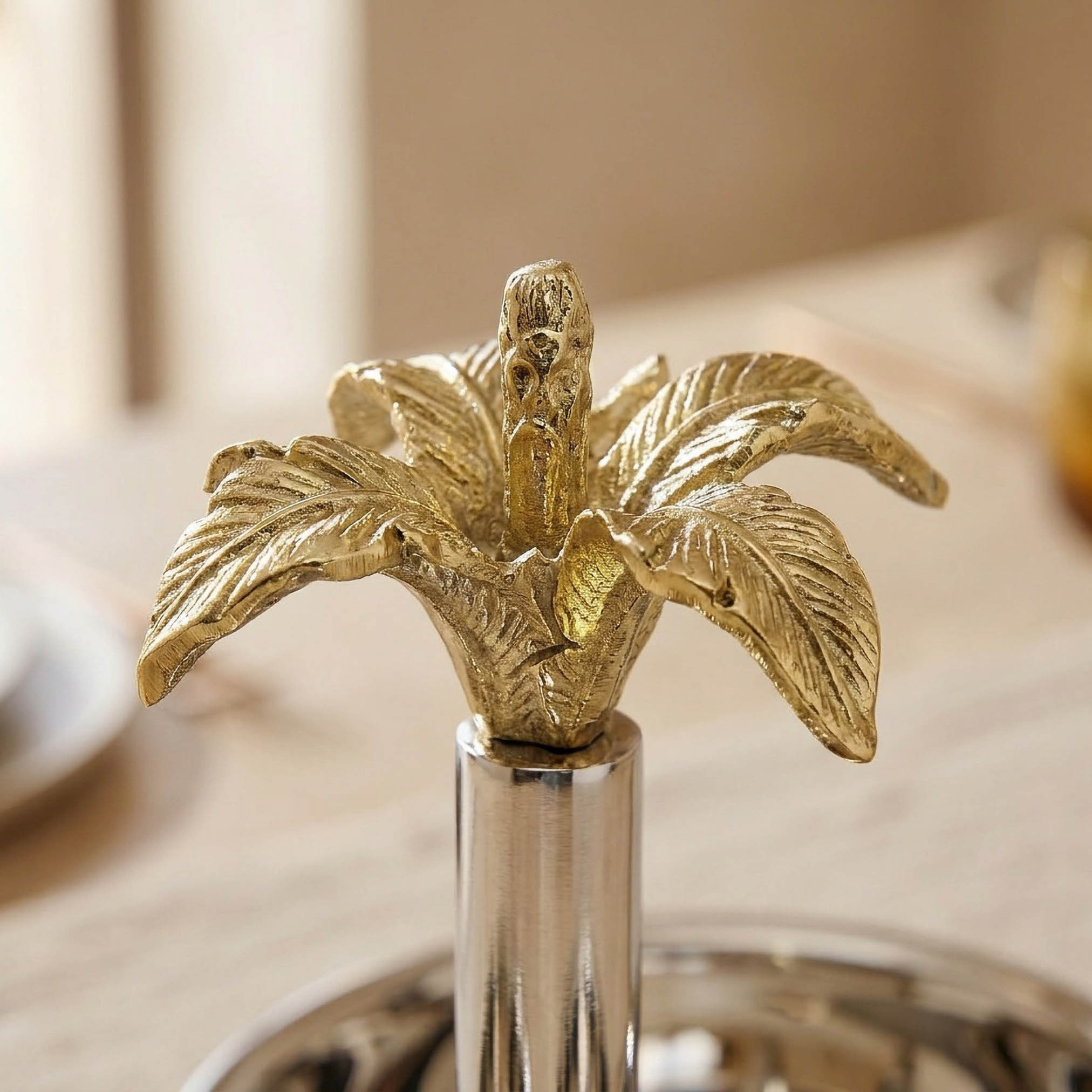 Floral Metallic 3-Bowl Condiment Set-household-dining-serveware-servingtrays-image-3
