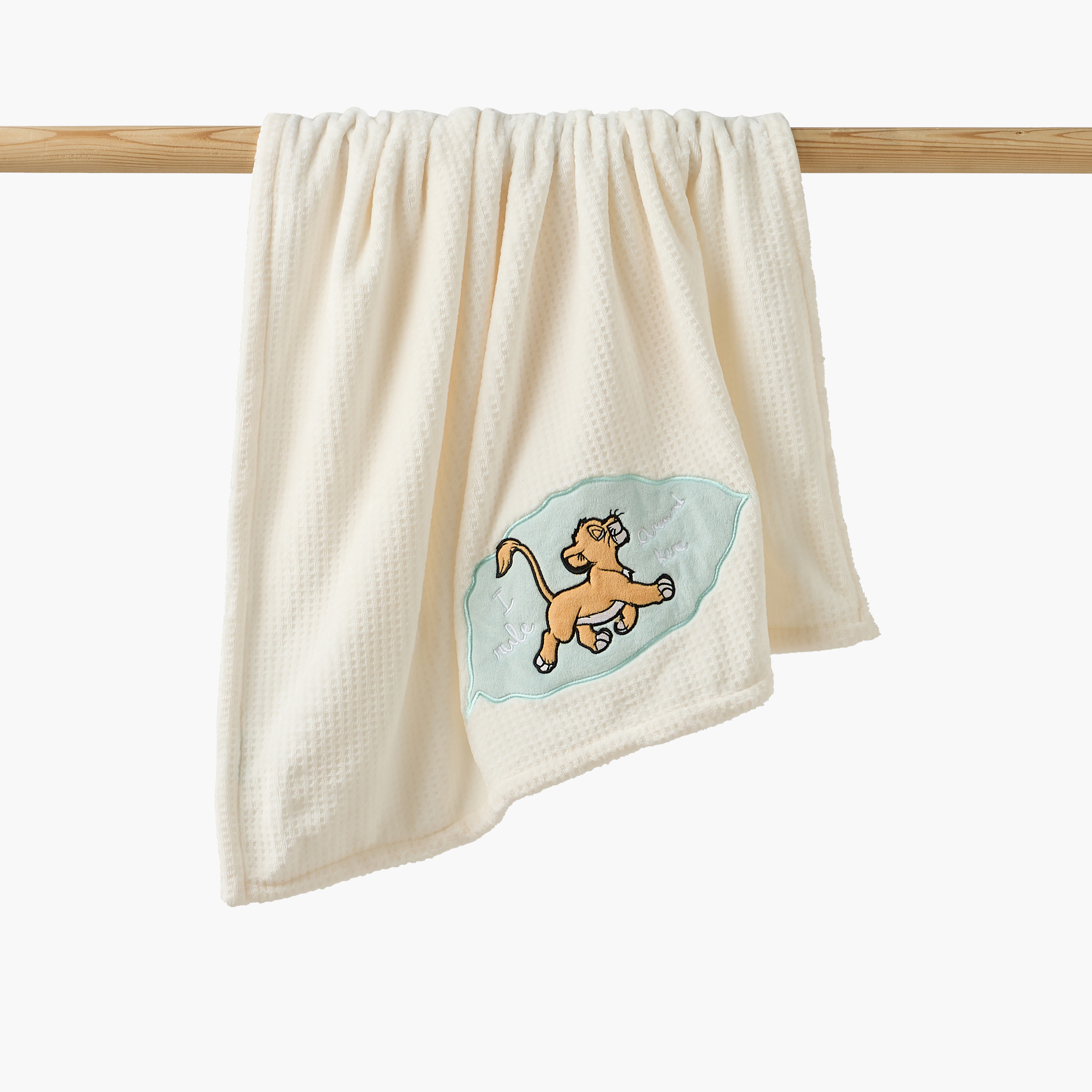 بطانية قطن بملمس وافل بارز من ديزني-baby-nursery-blanketsandswaddles-receivingblankets-image-1