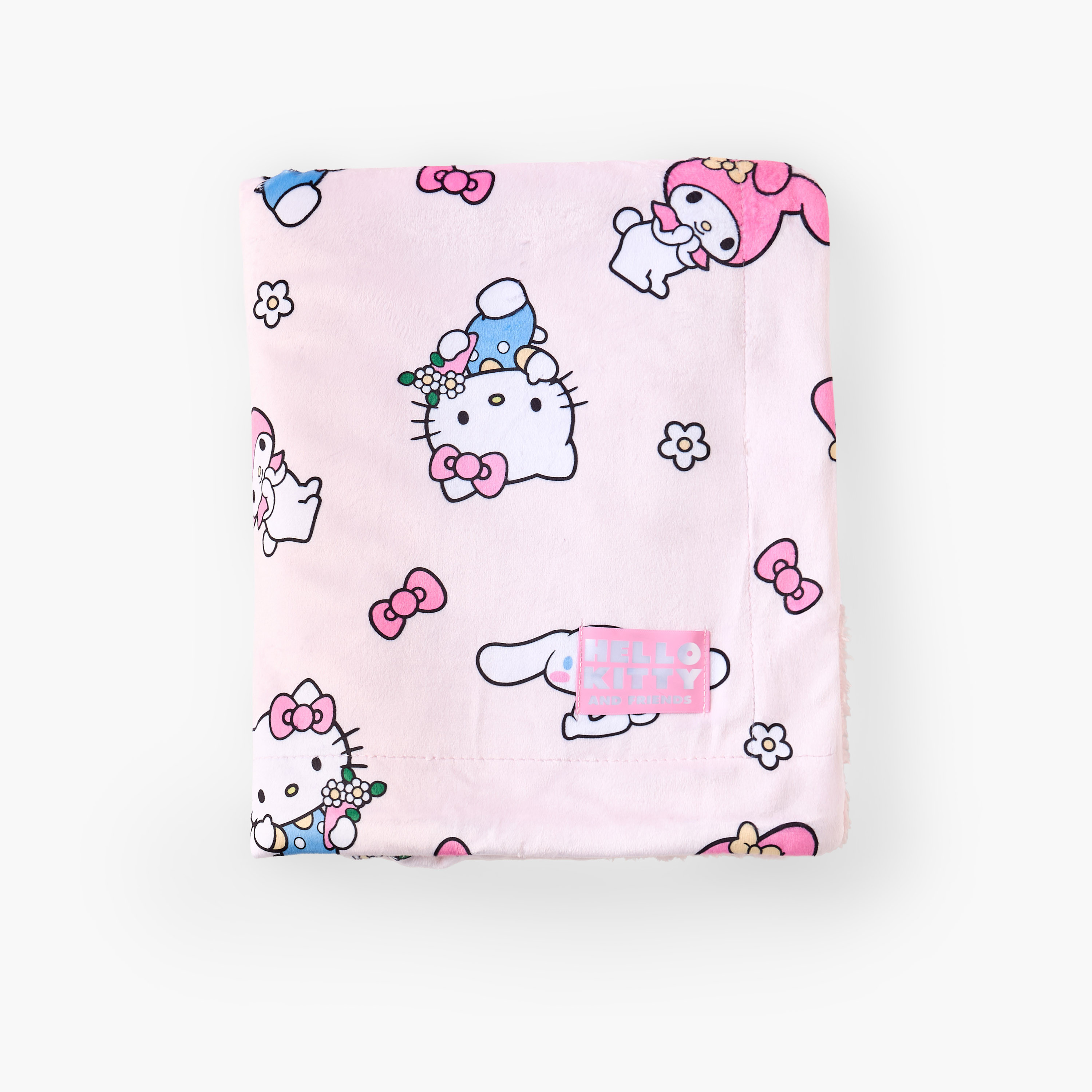 Sanrio Hello Kitty & Friends Print Raschel Blanket-baby-nursery-blanketsandswaddles-receivingblankets-image-3