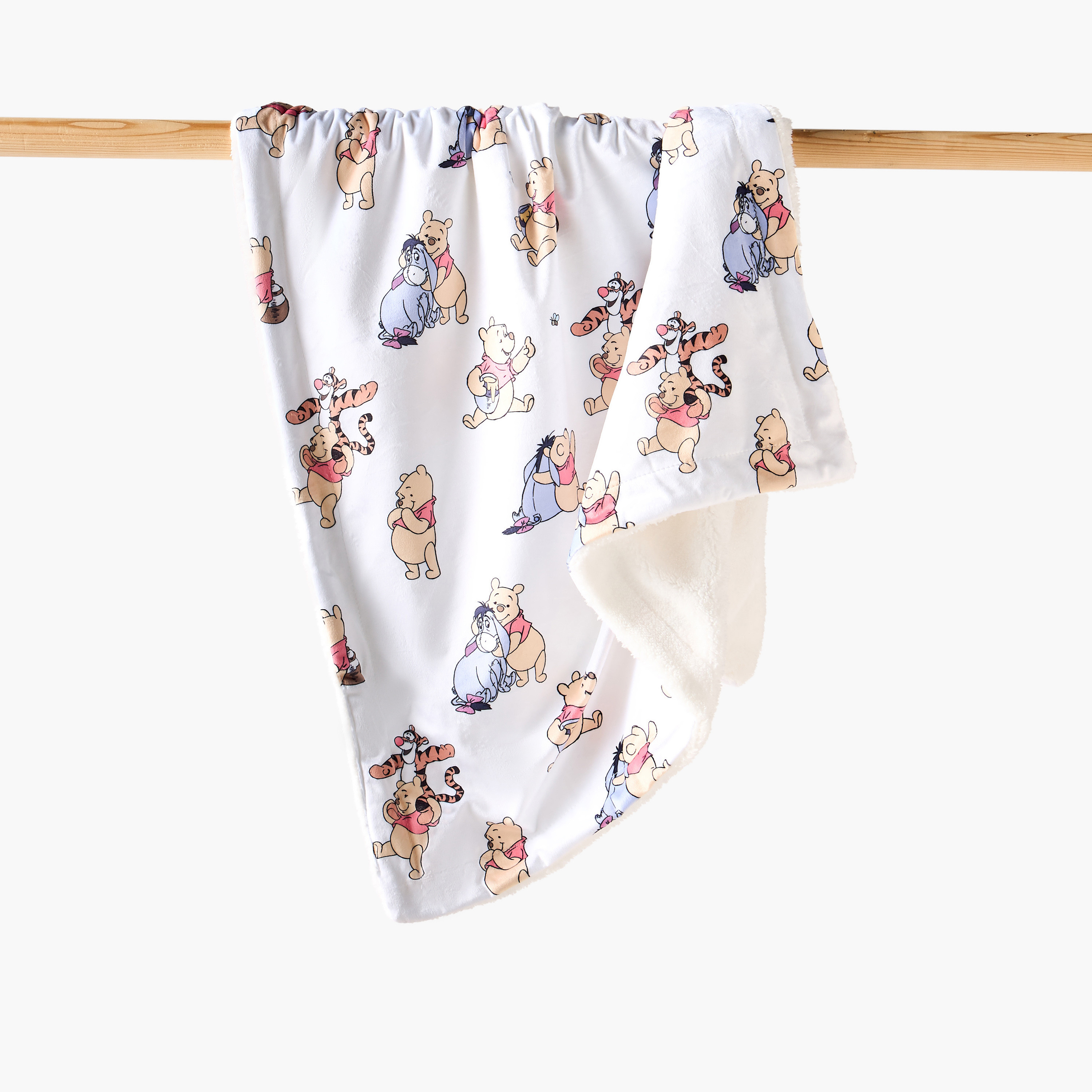Disney Winnie The Pooh Print Blanket - 80x100 cm-baby-nursery-blanketsandswaddles-receivingblankets-image-1