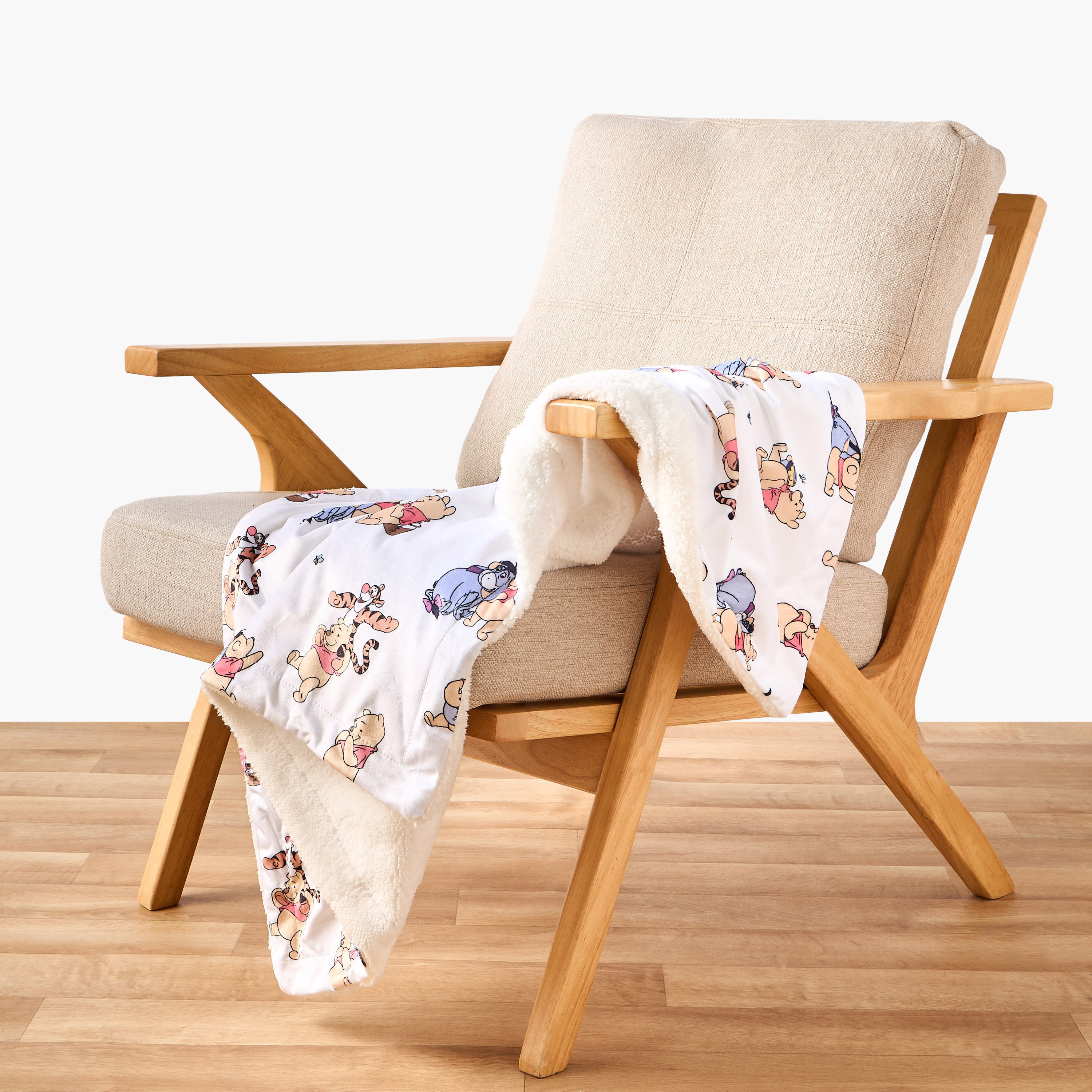 Disney Winnie The Pooh Print Blanket - 80x100 cm-baby-nursery-blanketsandswaddles-receivingblankets-image-2