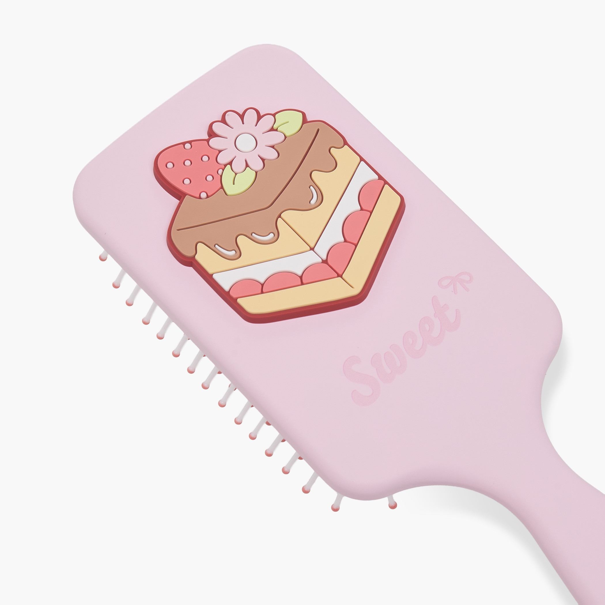 Findz Paddle Hairbrush with Cake Applique-women-hairaccessories-brushesandcombs-image-4
