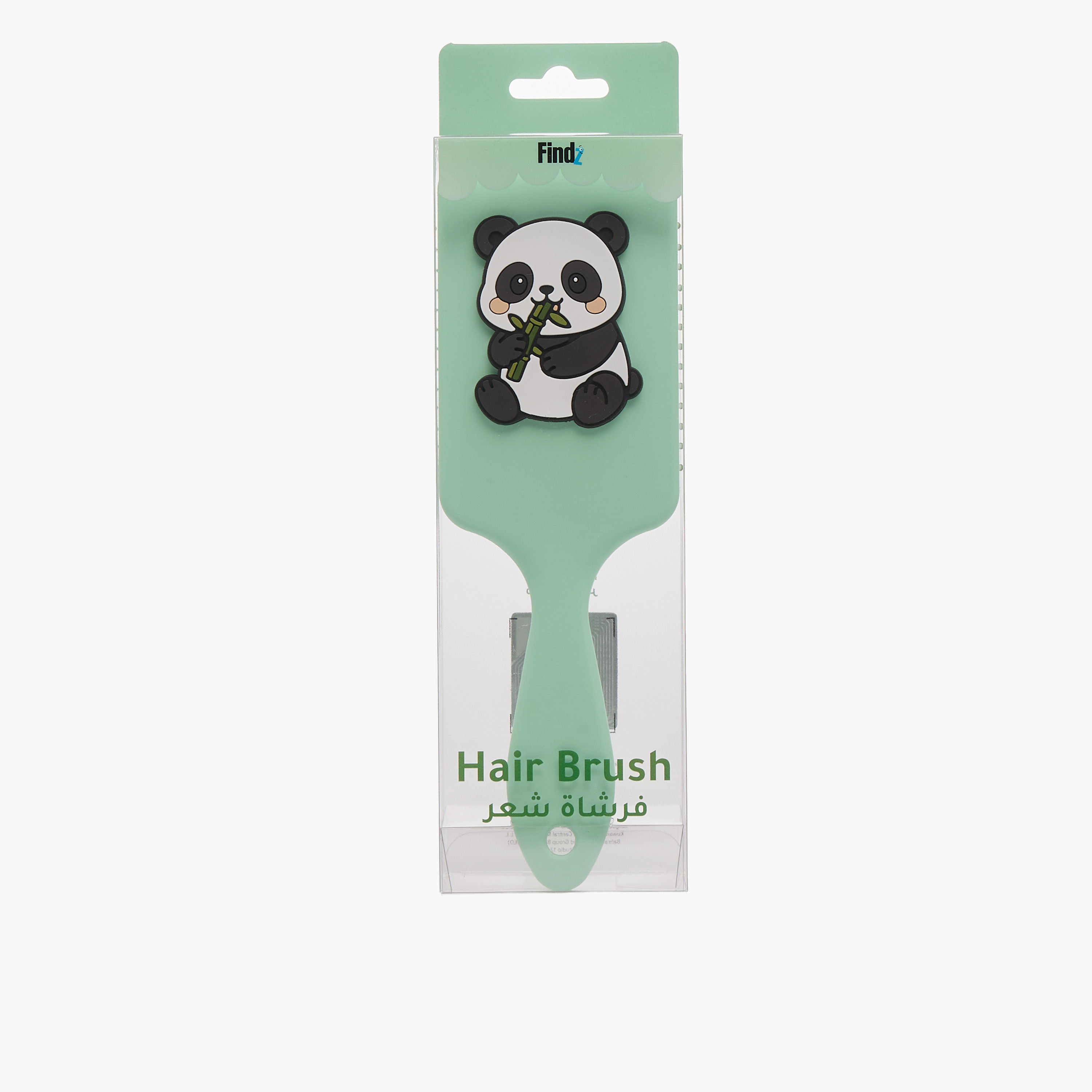 Findz Paddle Hairbrush with Panda Applique-women-hairaccessories-brushesandcombs-image-5