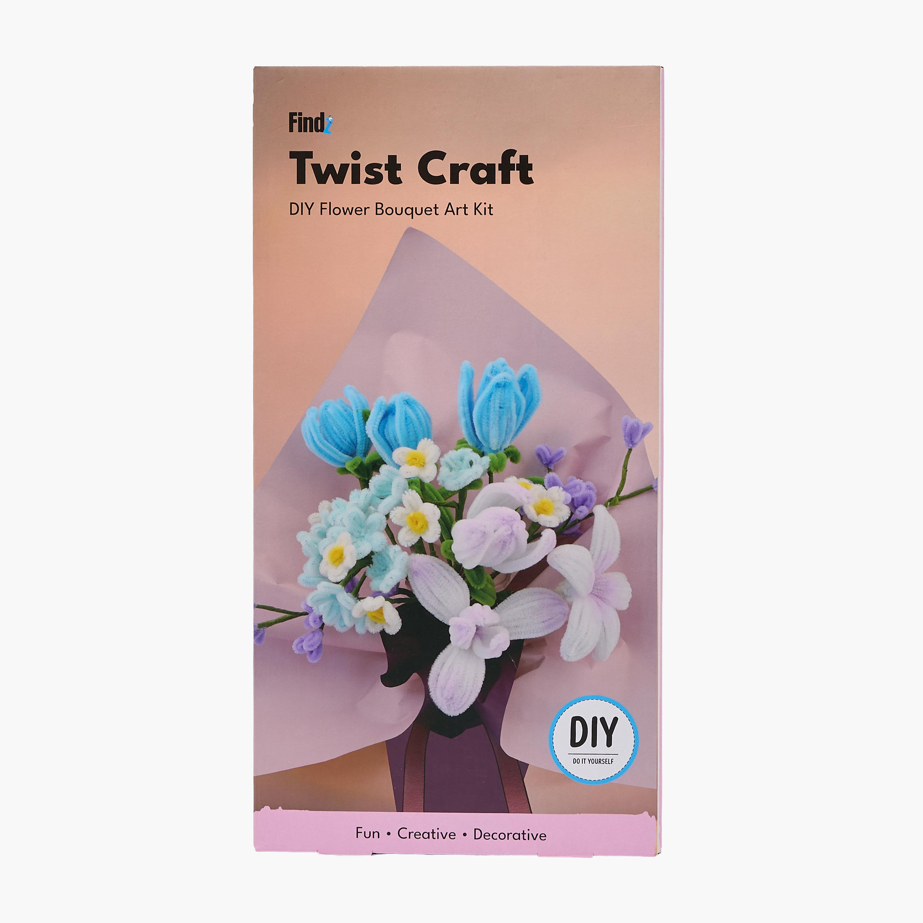 Findz Twist Craft DIY Flower Bouquet Art Set-school-artsandcrafts-image-1