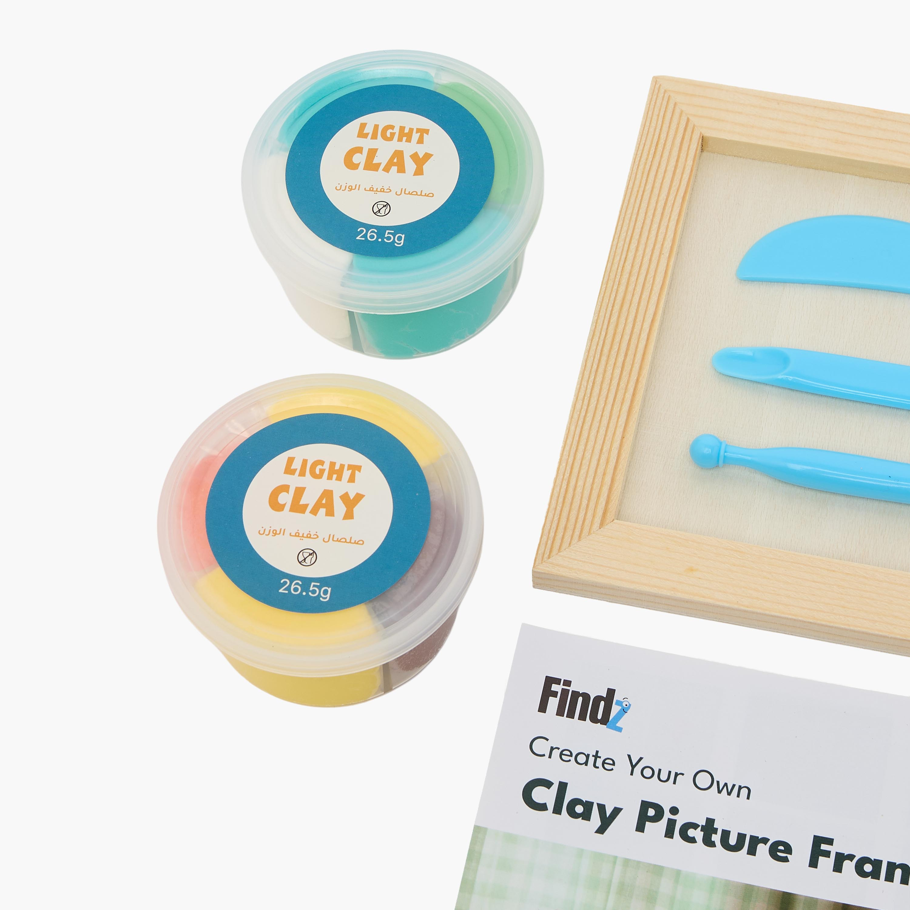 Findz Create Your Own DIY Sunflower Clay Picture Frame-school-artsandcrafts-image-6