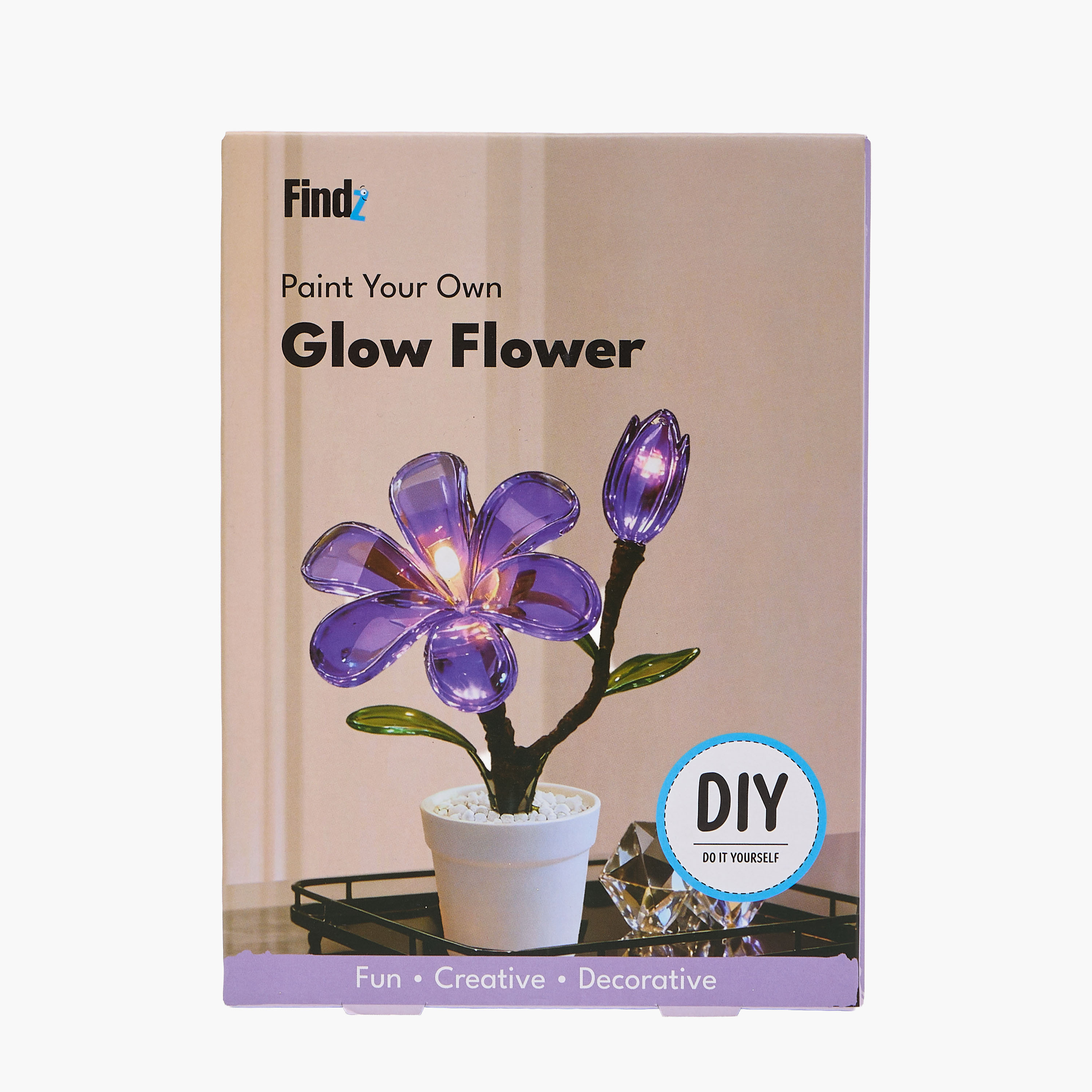 Findz DIY Paint Your Own Glow Flower-school-artsandcrafts-image-1